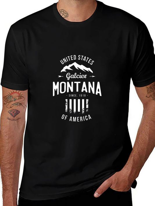 Camiseta Hombre Montana USA Vintage