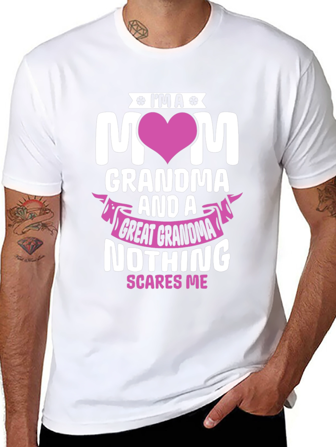 Camiseta Soy Mamá Abuela y Bisabuela