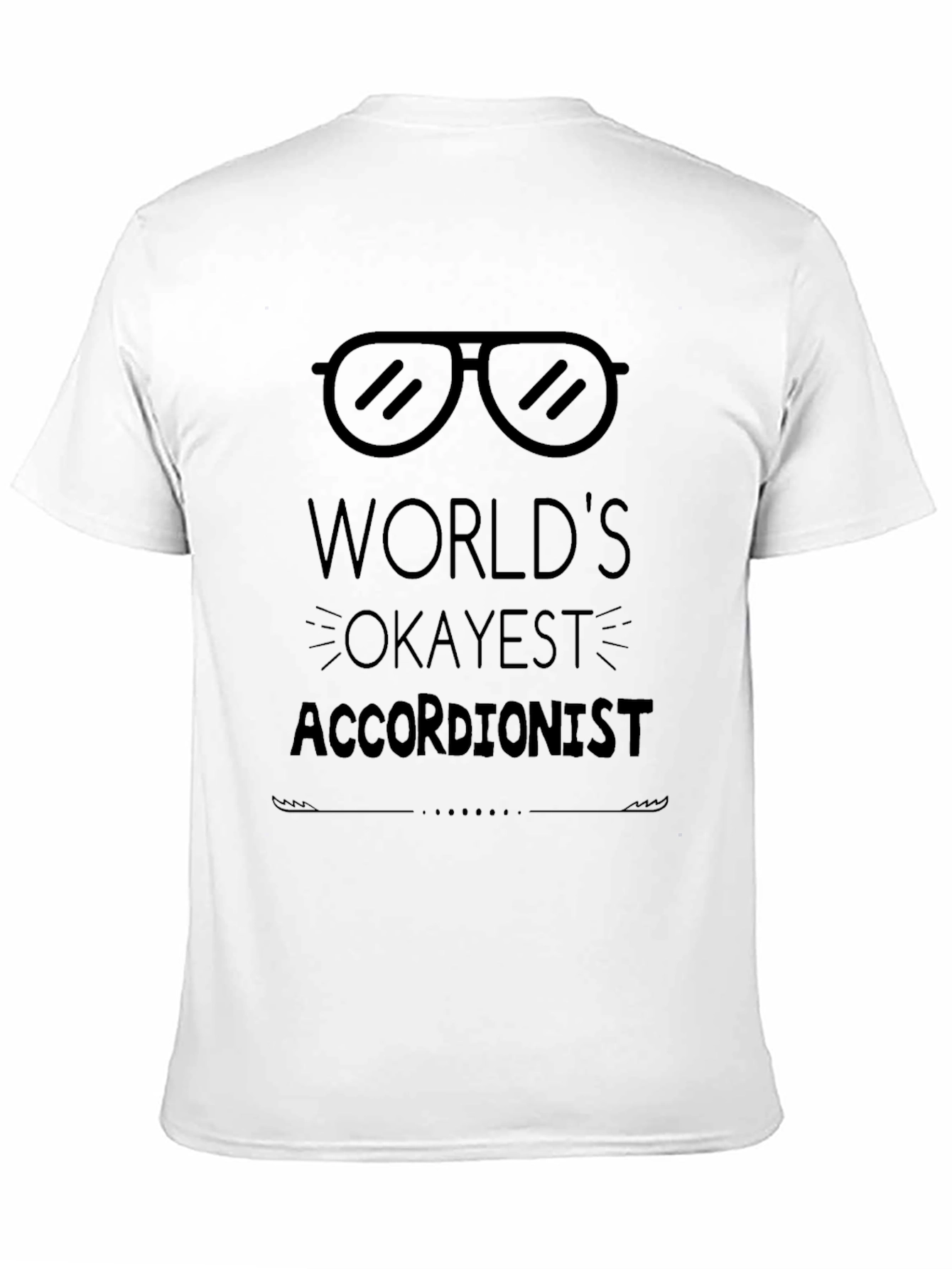 Camiseta Negra Okayest Accordionist