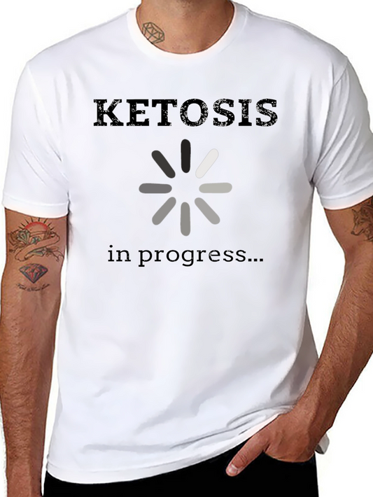 Camiseta Negra: Ketosis in progress...