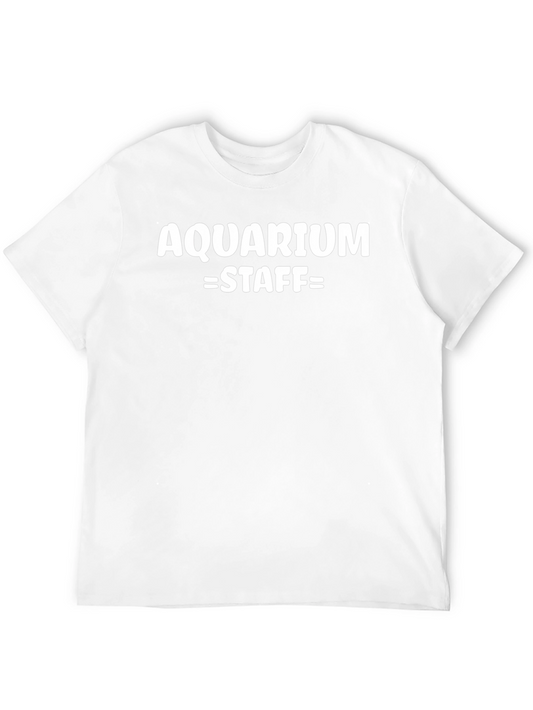 Camiseta Negra Aquarium Staff