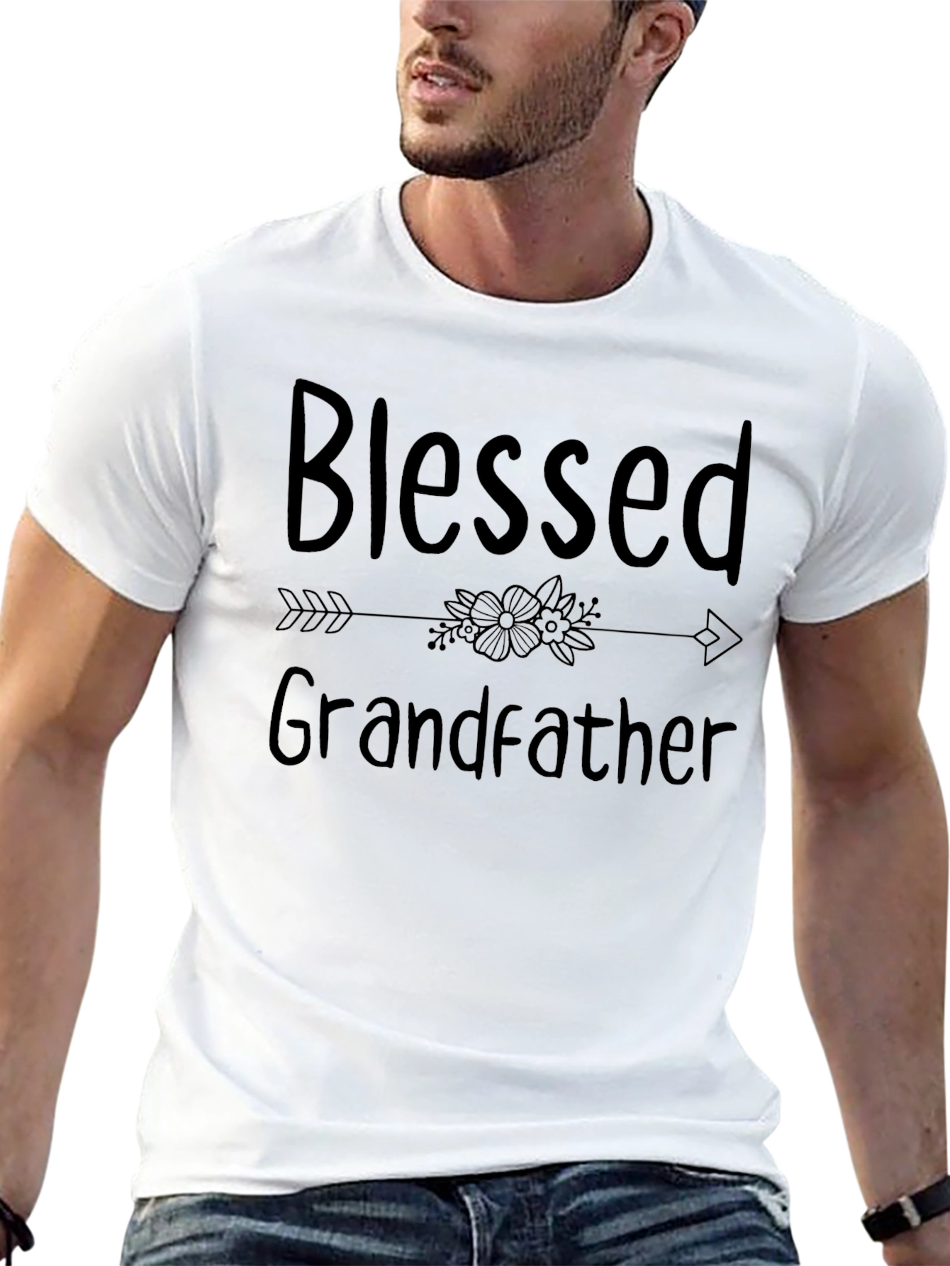 Camiseta Negra Blessed Grandfather