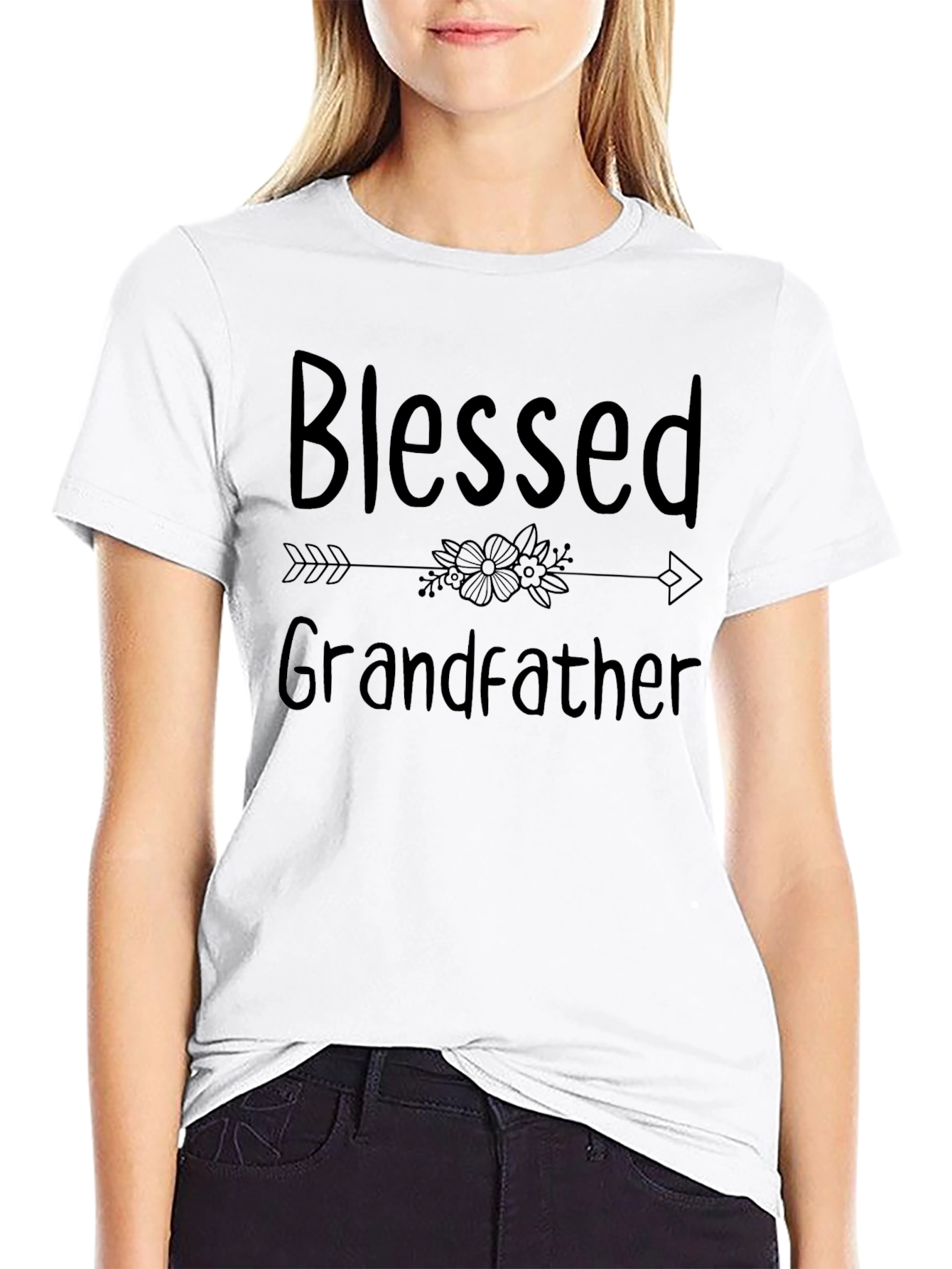 Camiseta Negra Blessed Grandfather