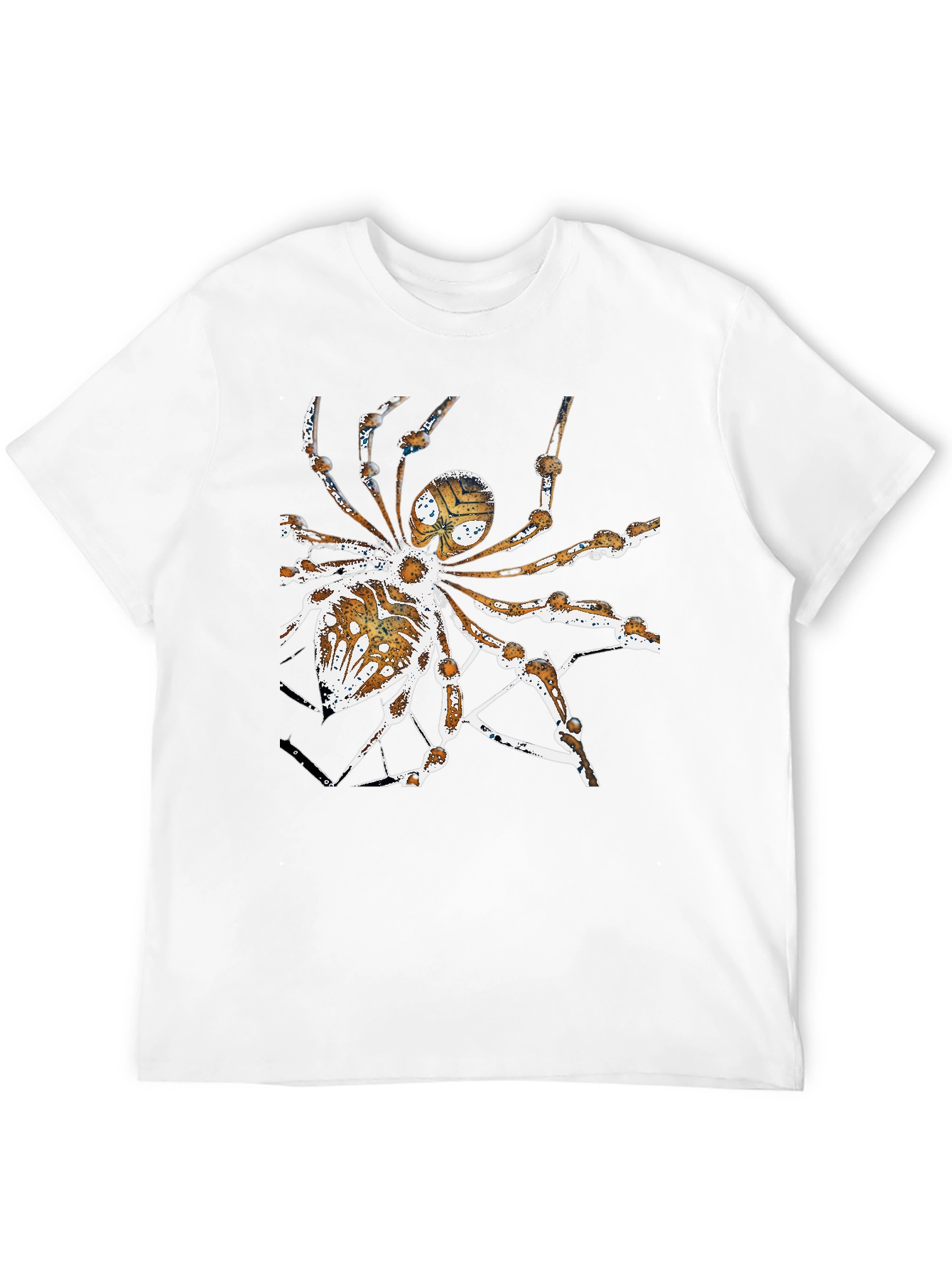 Camiseta Negra con Diseño de Araña