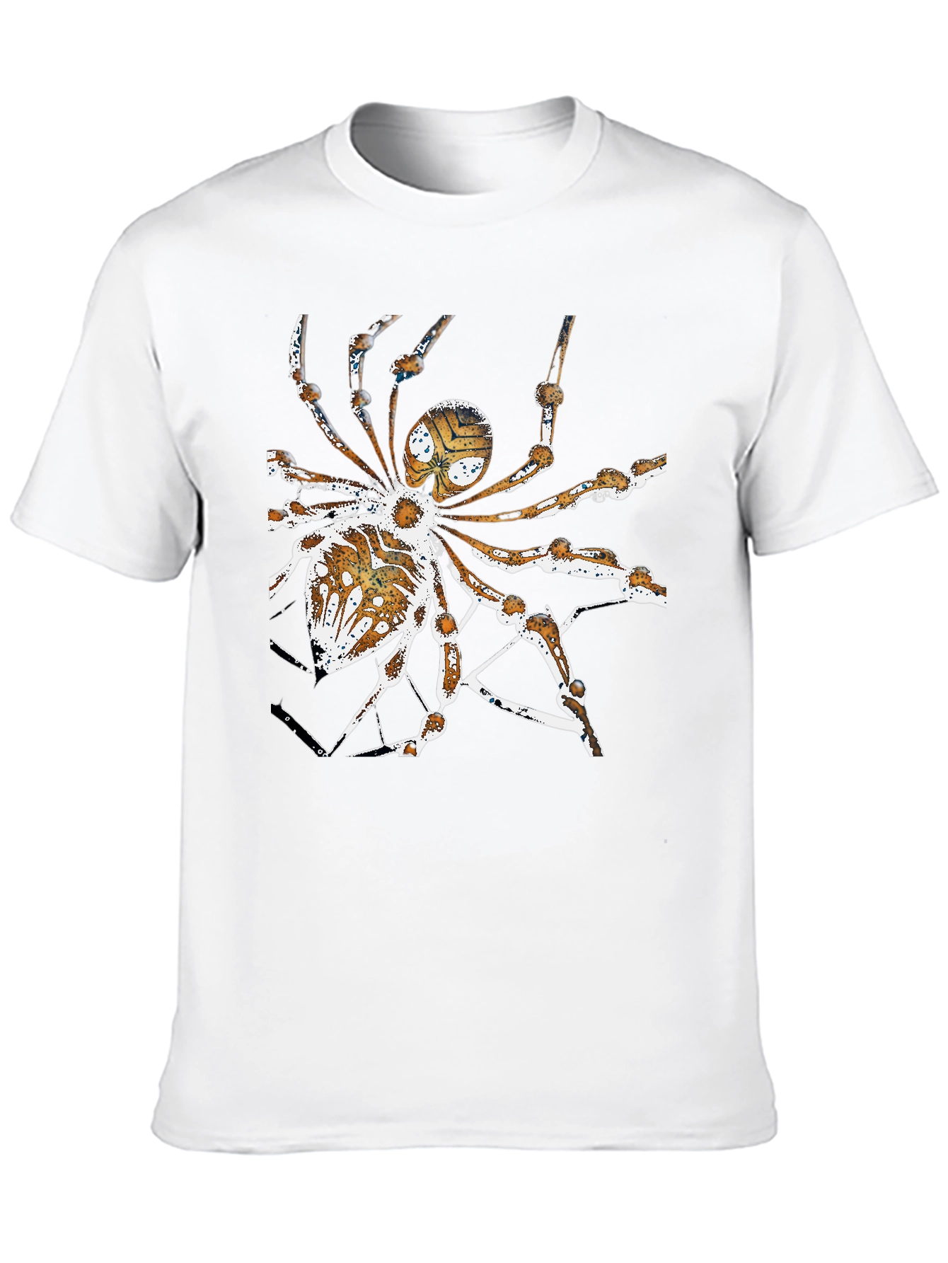 Camiseta Negra con Diseño de Araña