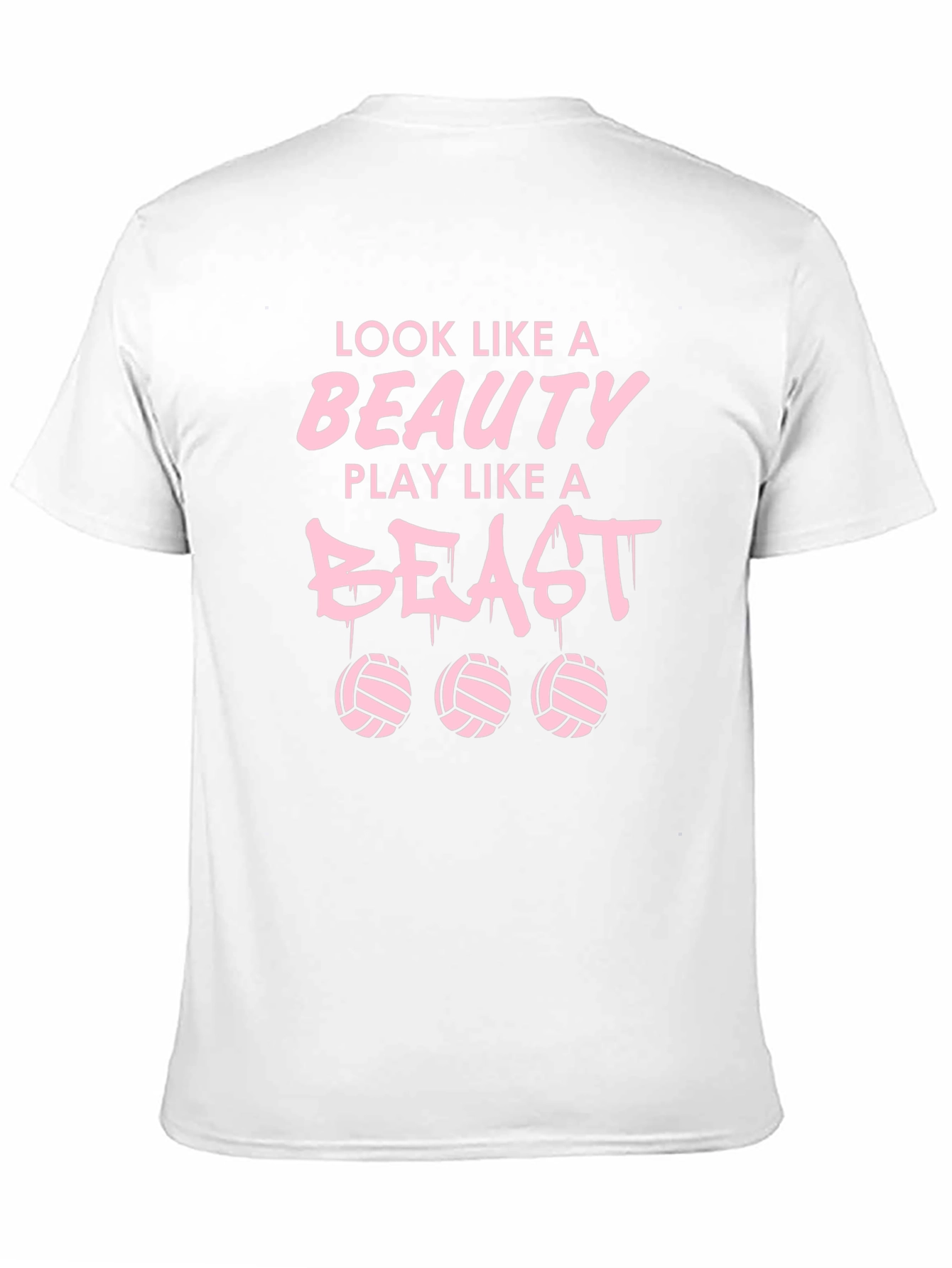 Camiseta Negra: Belleza y Bestia del Voleibol