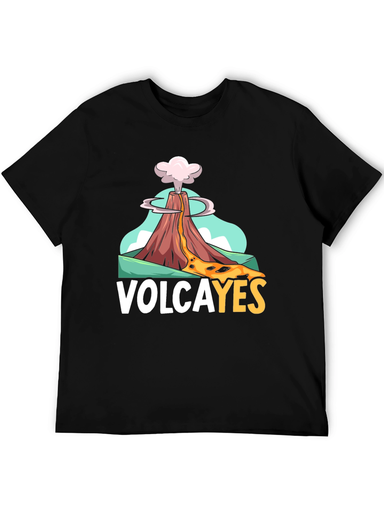 Camiseta Negra Volcán Volcayes