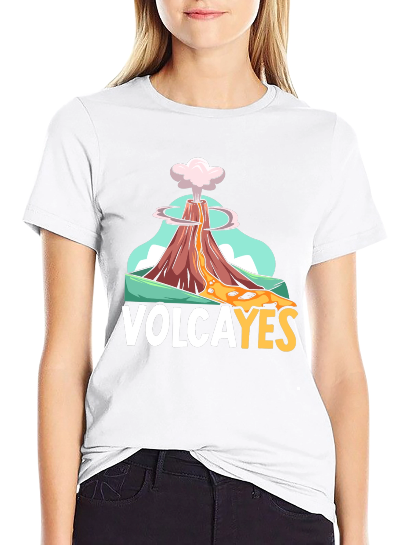 Camiseta Negra Volcán Volcayes