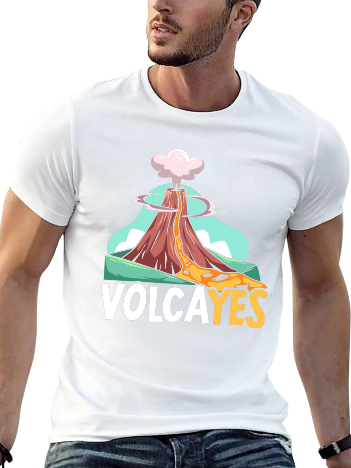 Camiseta Negra Volcán Volcayes