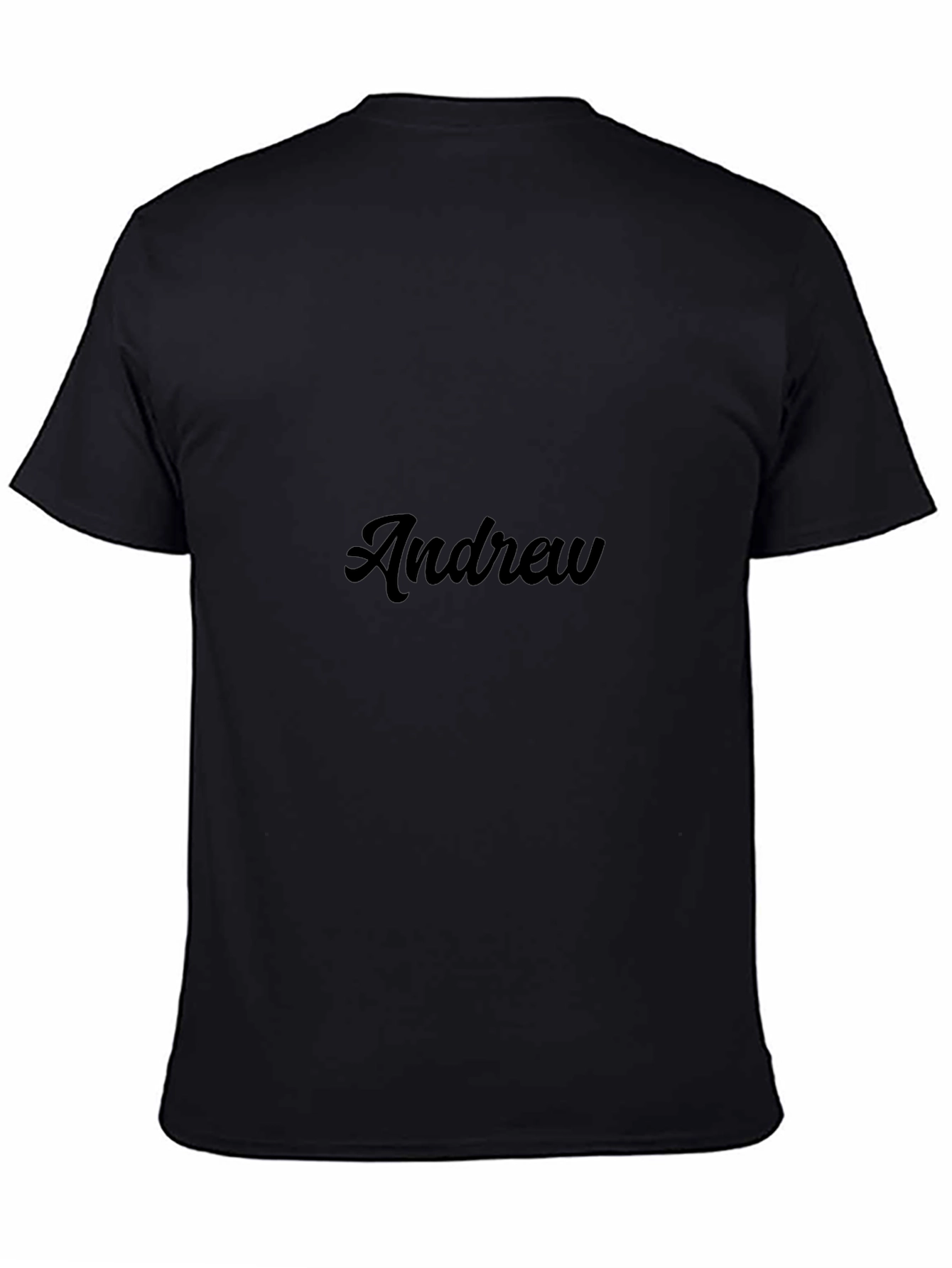 Camiseta Negra con Nombre Personalizado