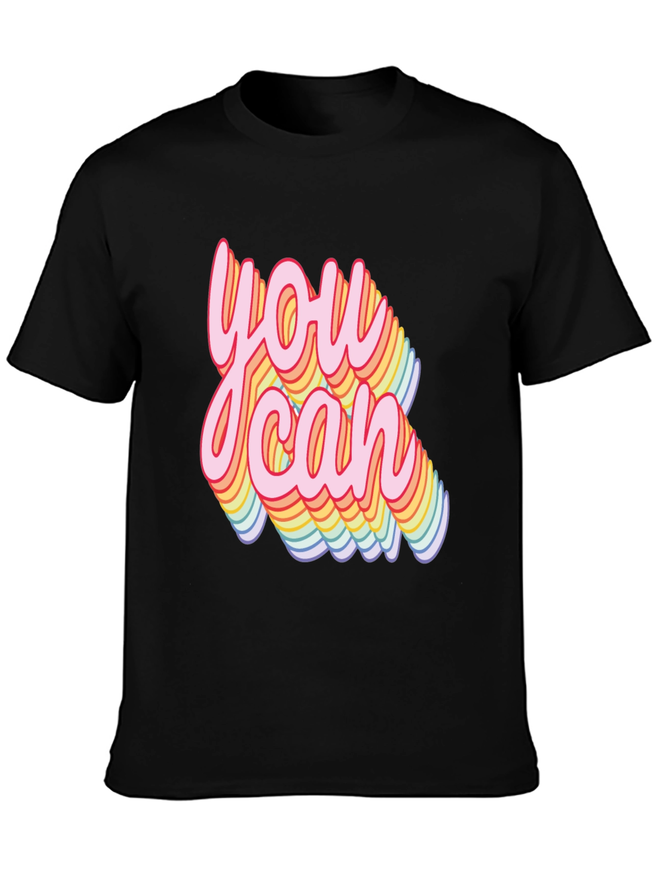 Camiseta Negra You Can Retro