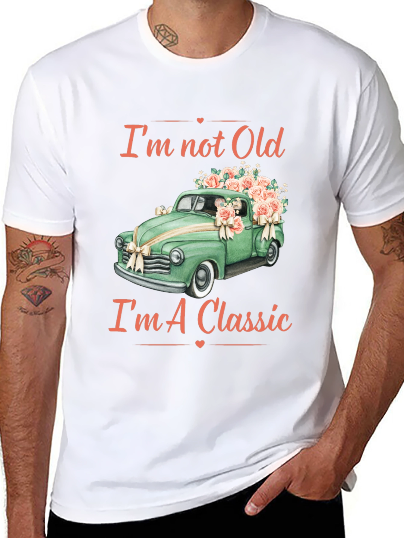 Camiseta Clásica No Soy Viejo Soy Un Clásico