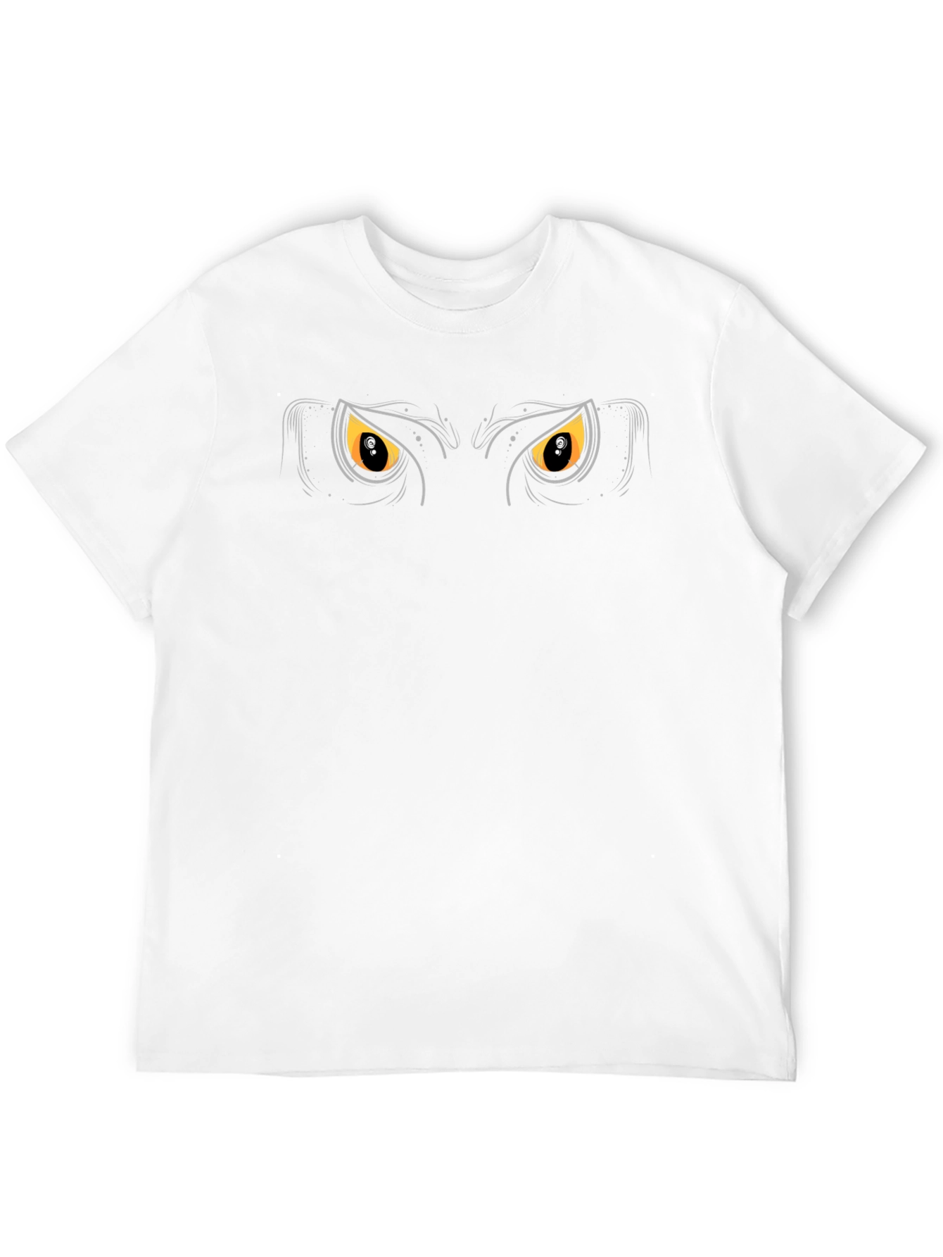 Camiseta Negra Ojos de Animal Misterioso