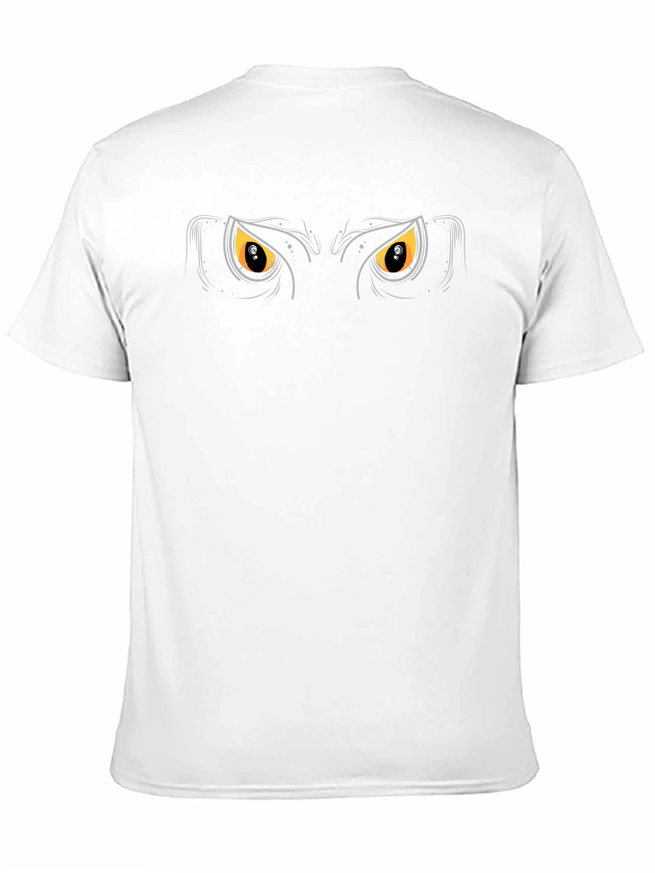Camiseta Negra Ojos de Animal Misterioso