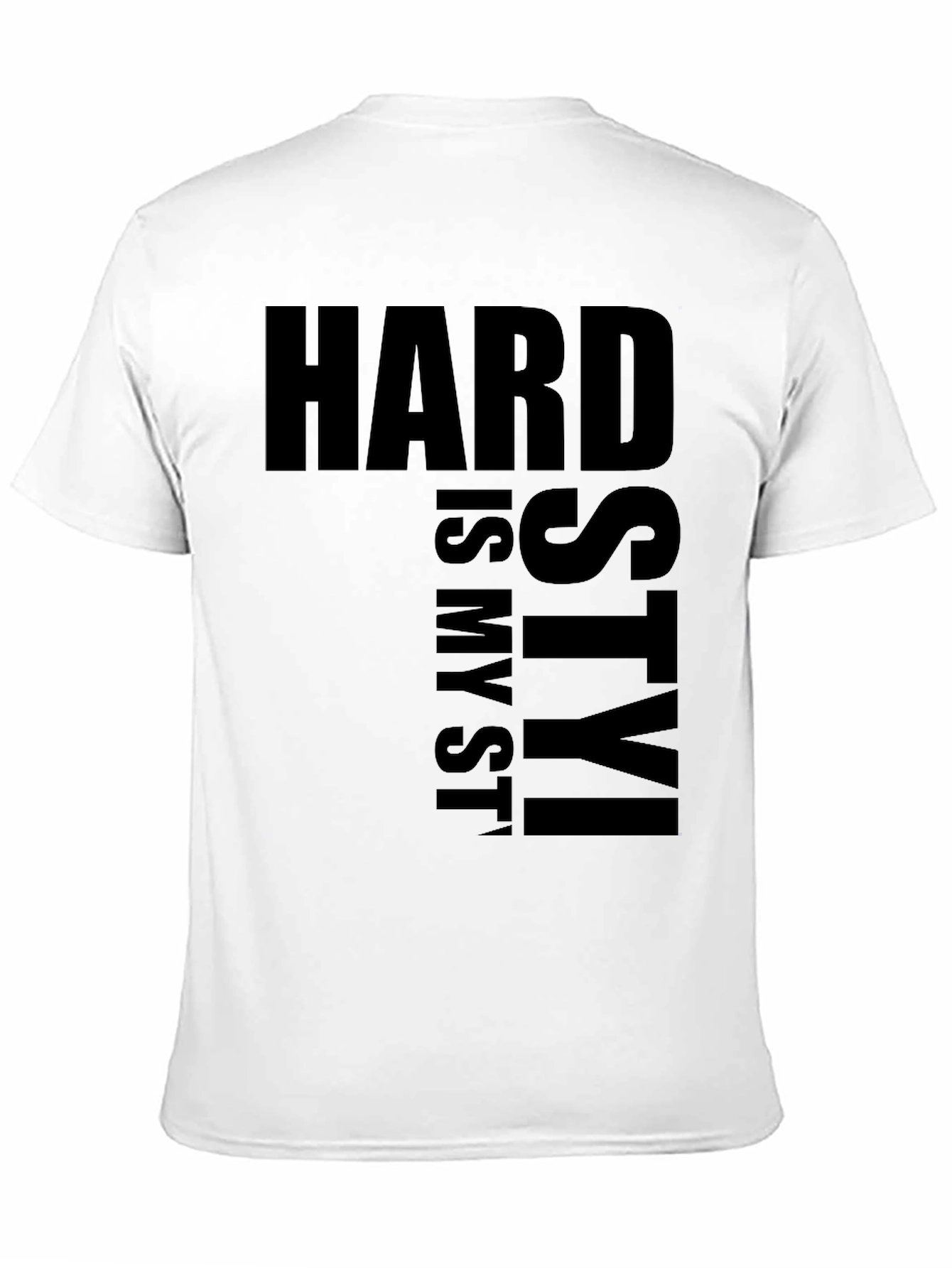 Camiseta Negra: Hard is my Style