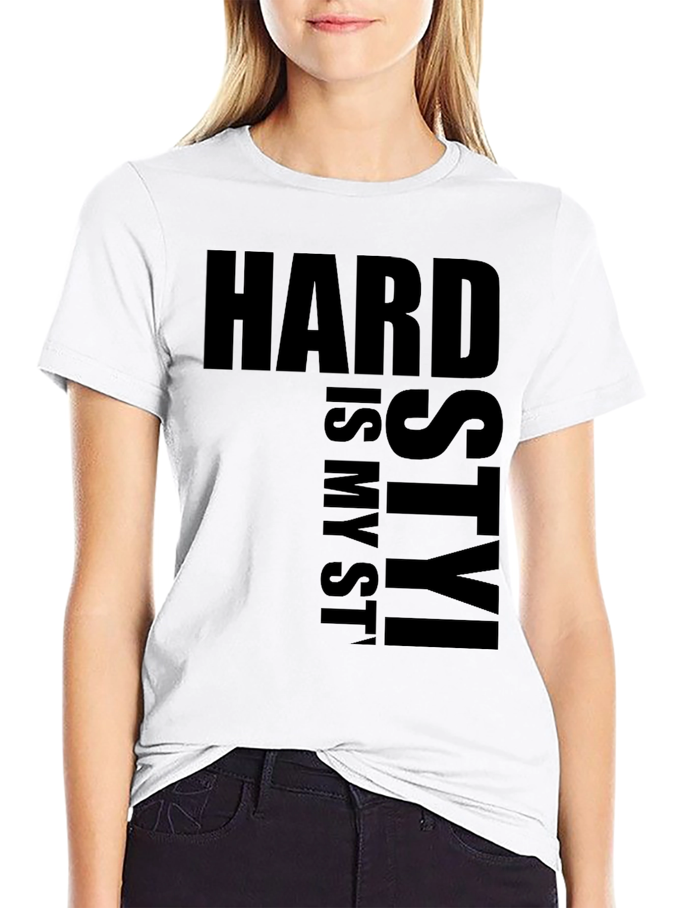 Camiseta Negra: Hard is my Style