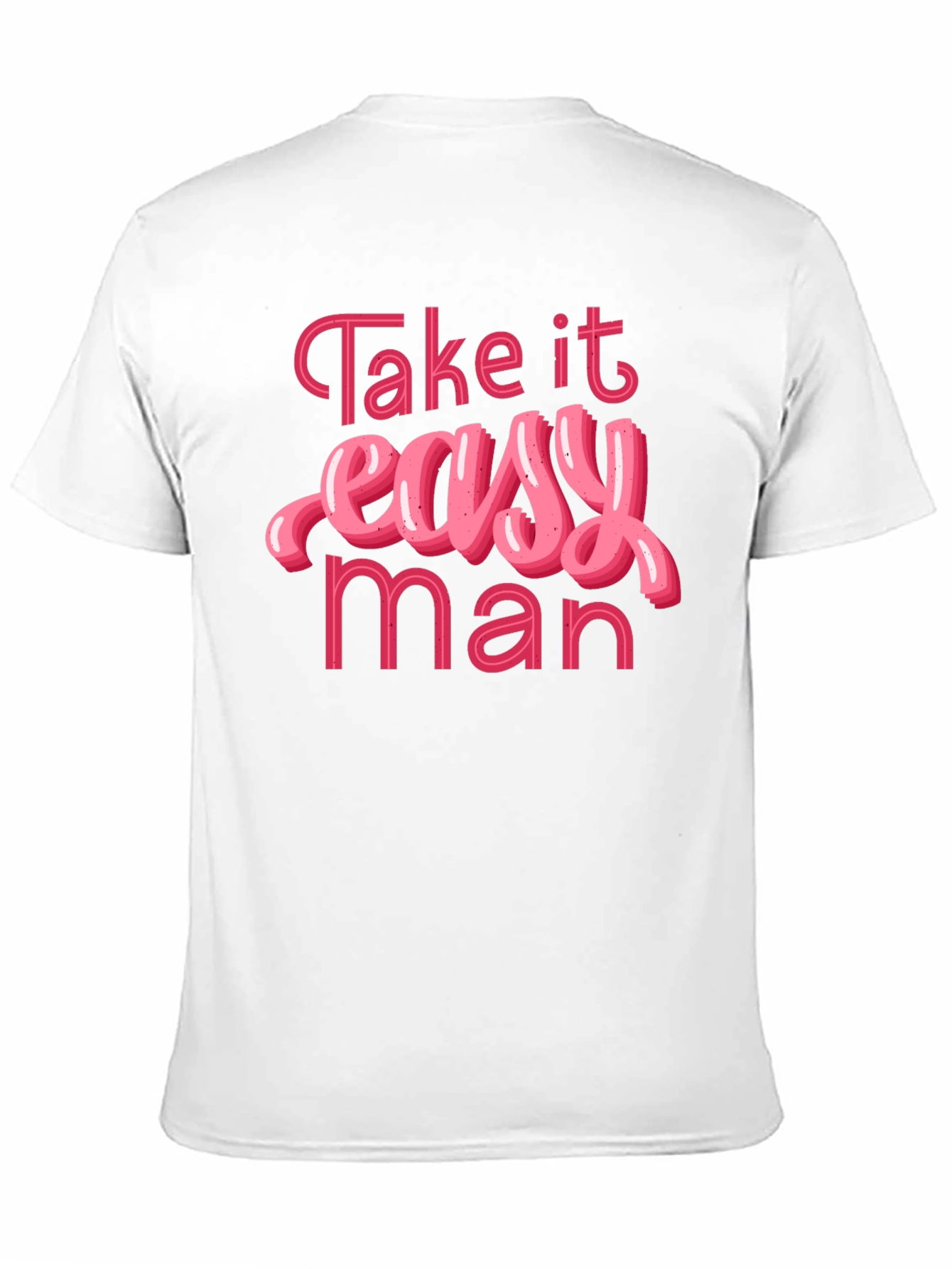 Camiseta Negra Take it Easy Man