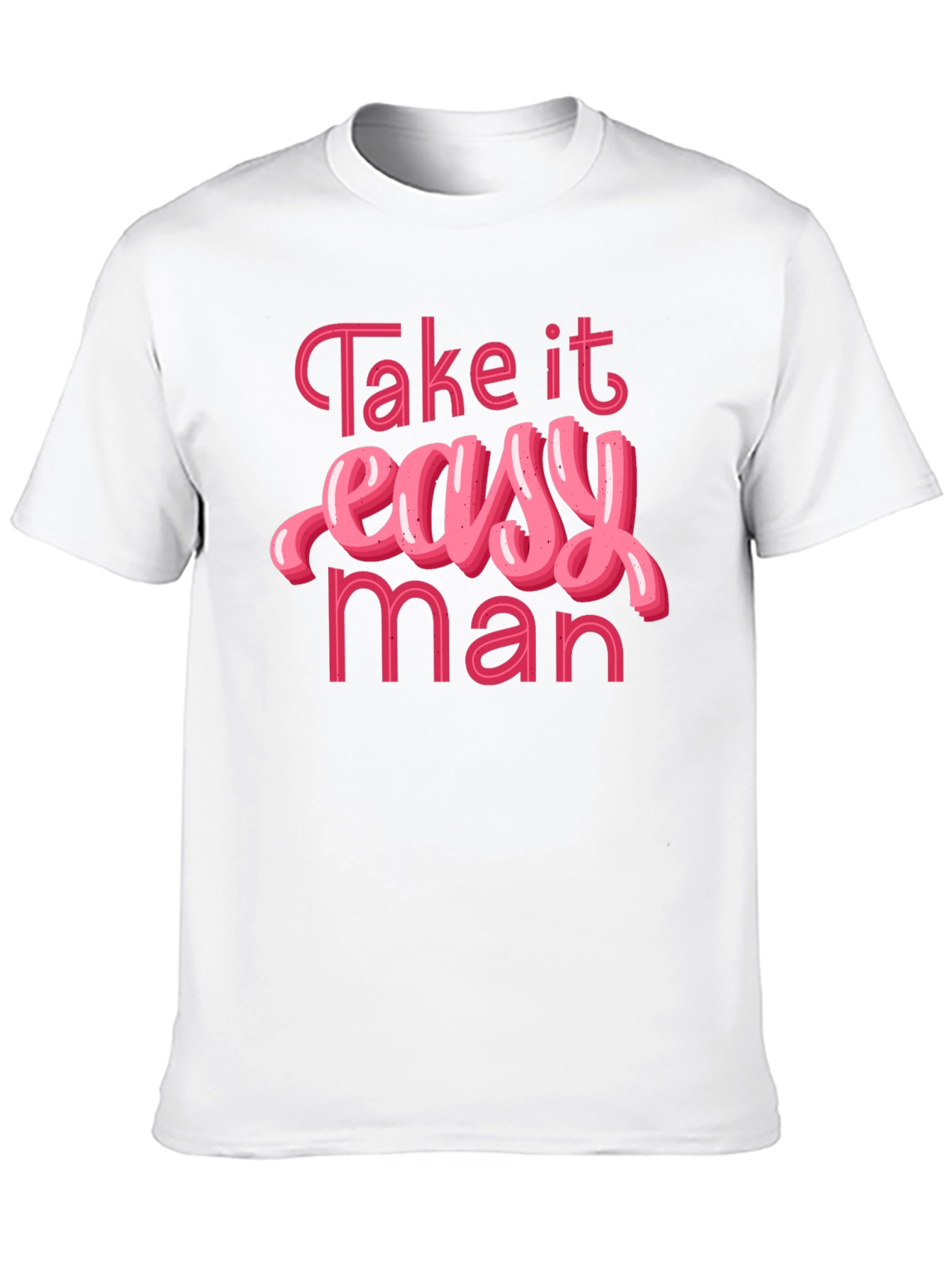 Camiseta Negra Take it Easy Man