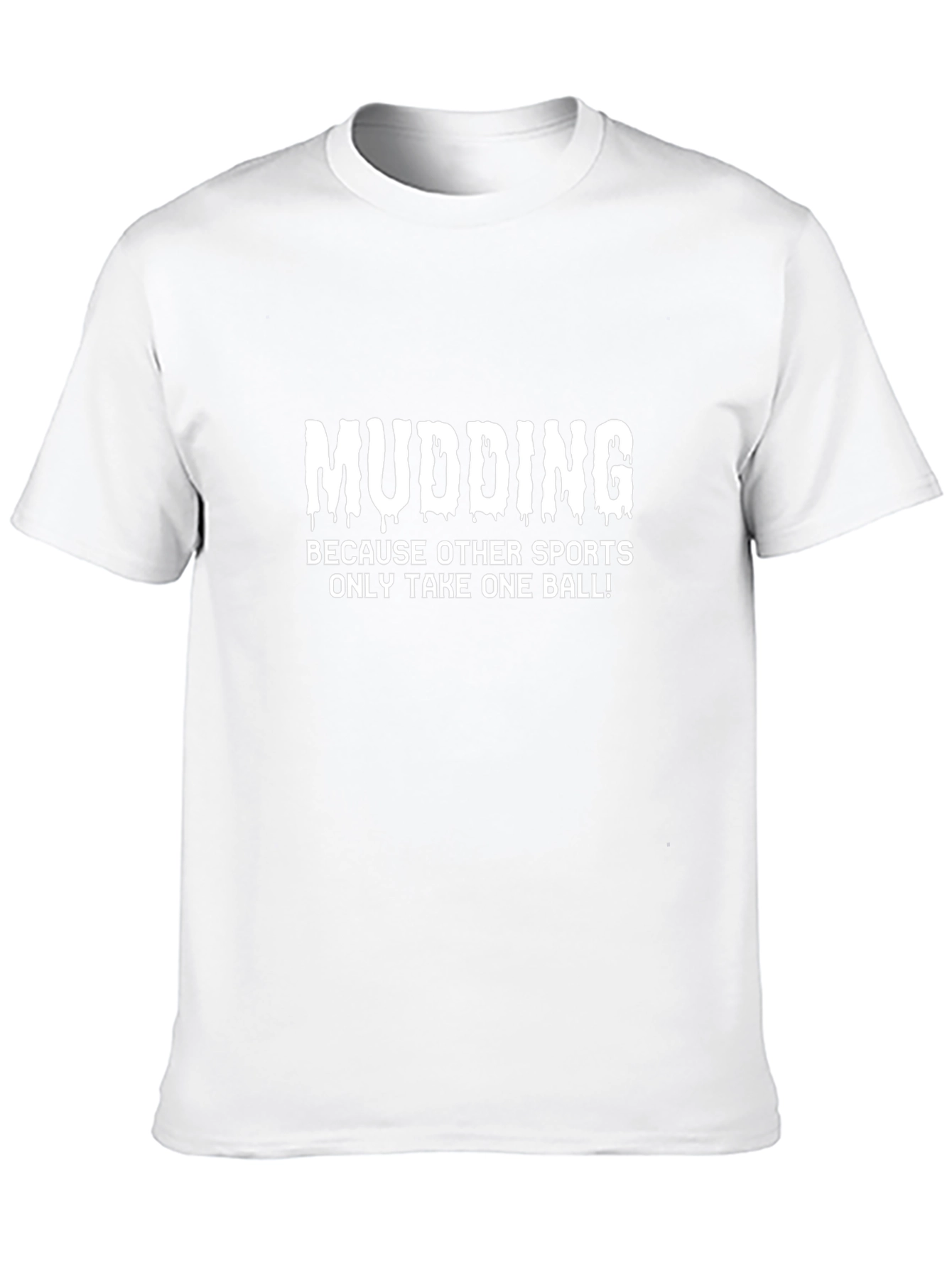 Camiseta Negra Mudding: ¡Se Necesitan Más Bolas!