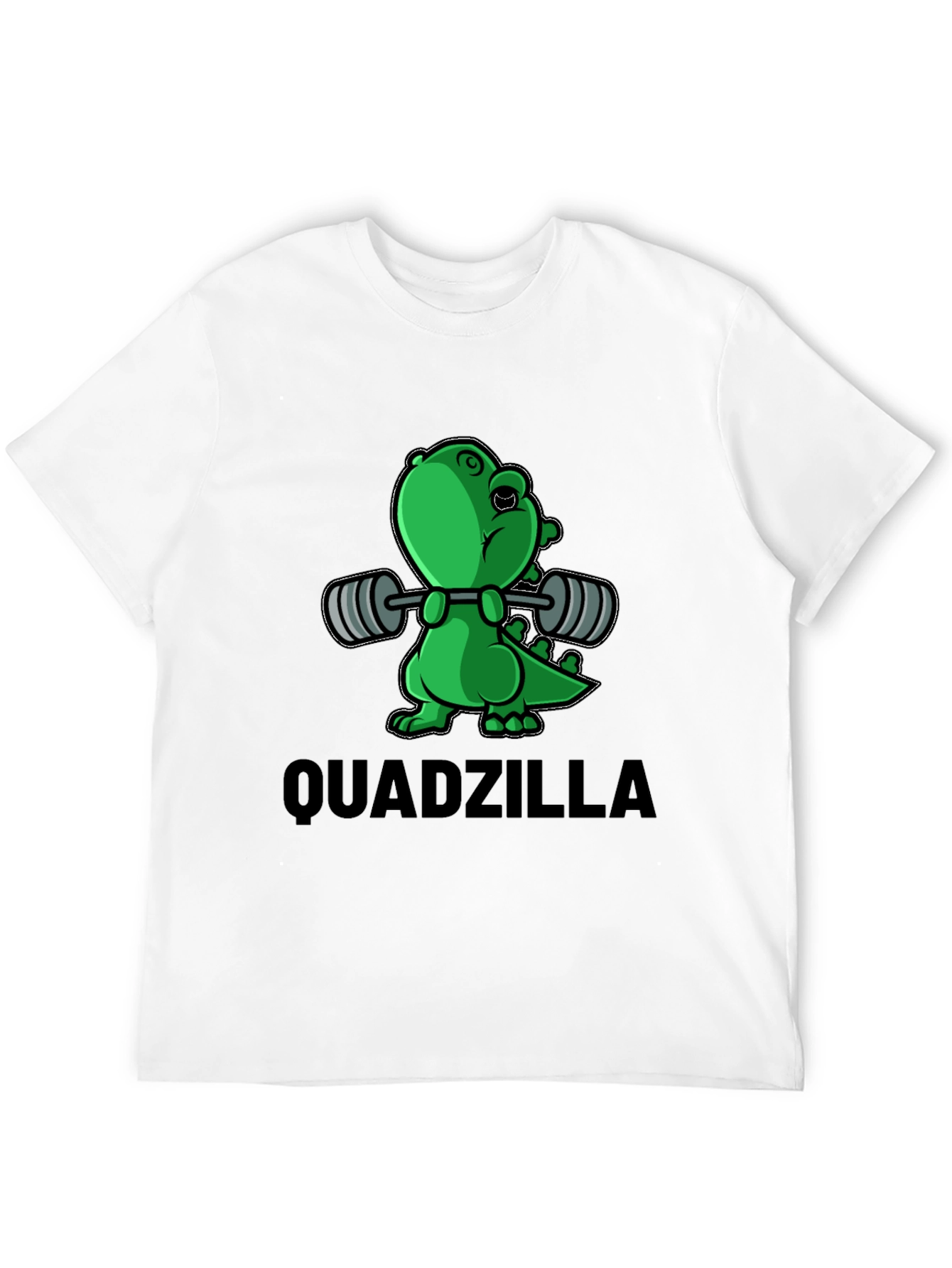 Camiseta Negra Quadzilla - Diseño Divertido