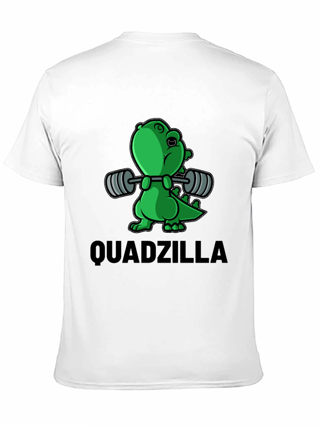 Camiseta Negra Quadzilla - Diseño Divertido