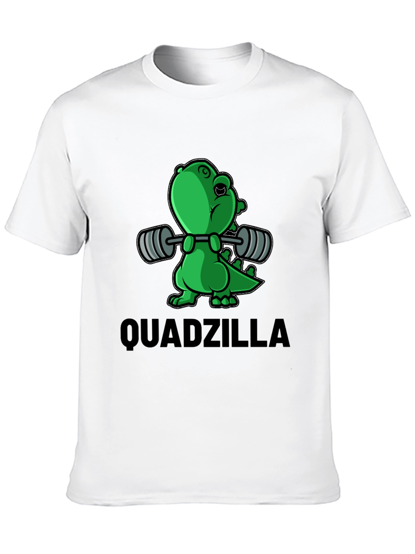 Camiseta Negra Quadzilla - Diseño Divertido