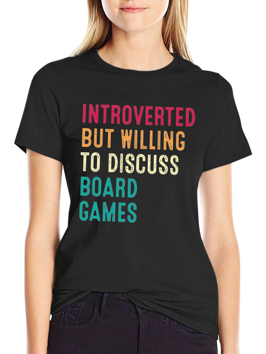 Camiseta Introvertido Juegos de Mesa