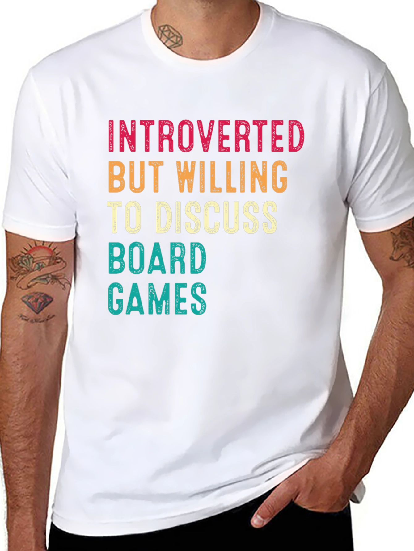 Camiseta Introvertido Juegos de Mesa