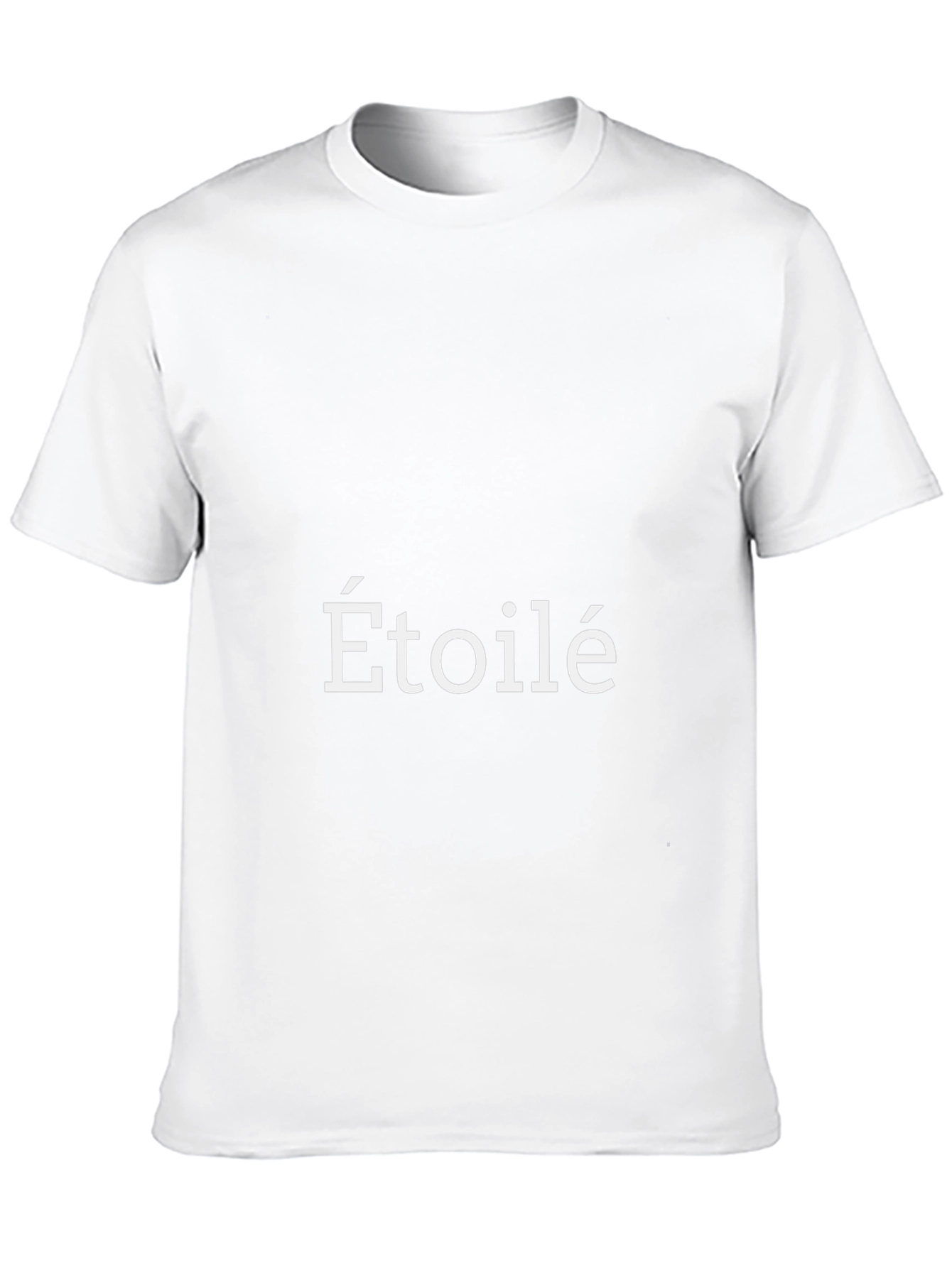Camiseta Negra Estampada Étoilé