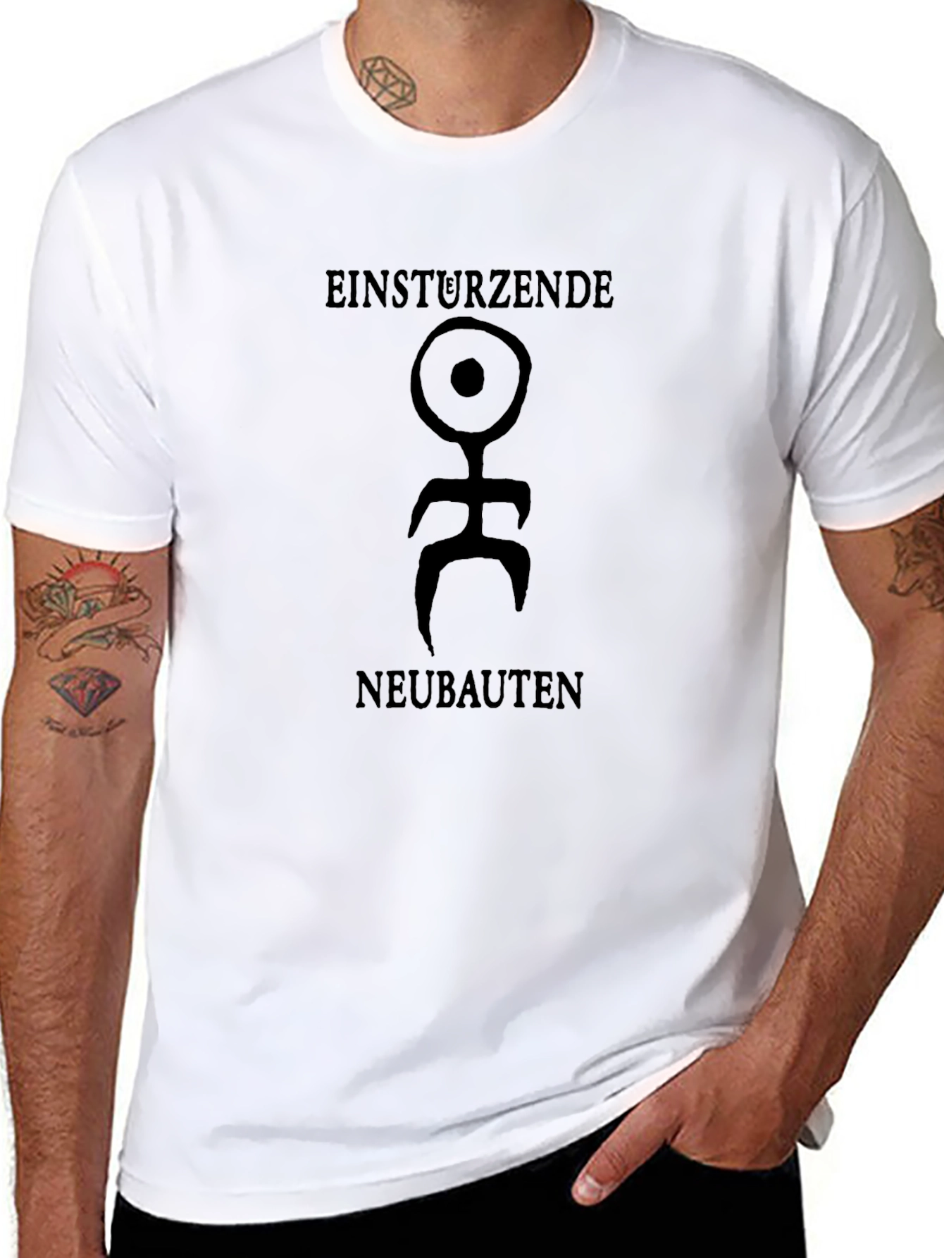 Camiseta Negra Einstürzende Neubauten