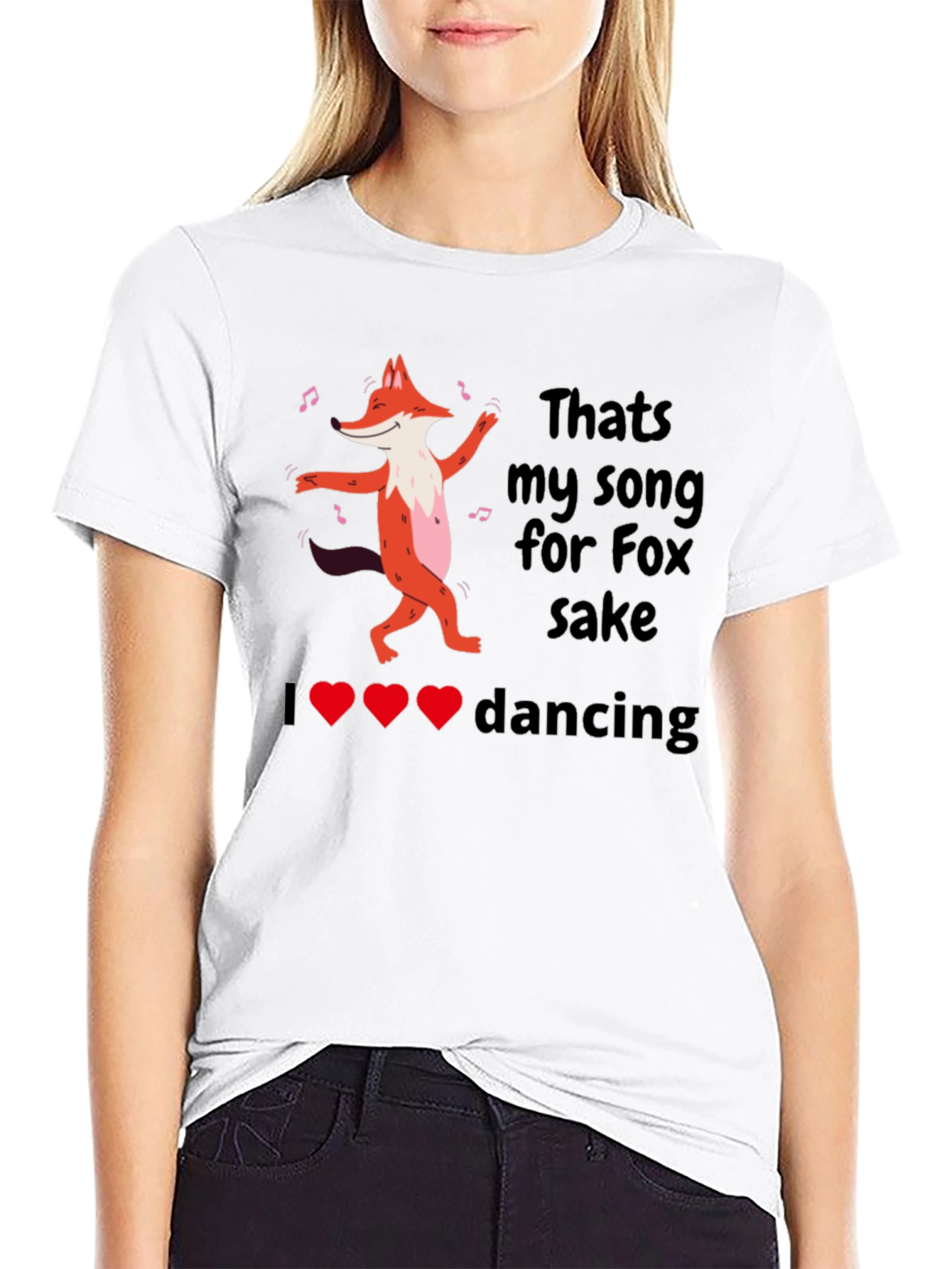 Camiseta Negra: Thats My Song for Fox Sake