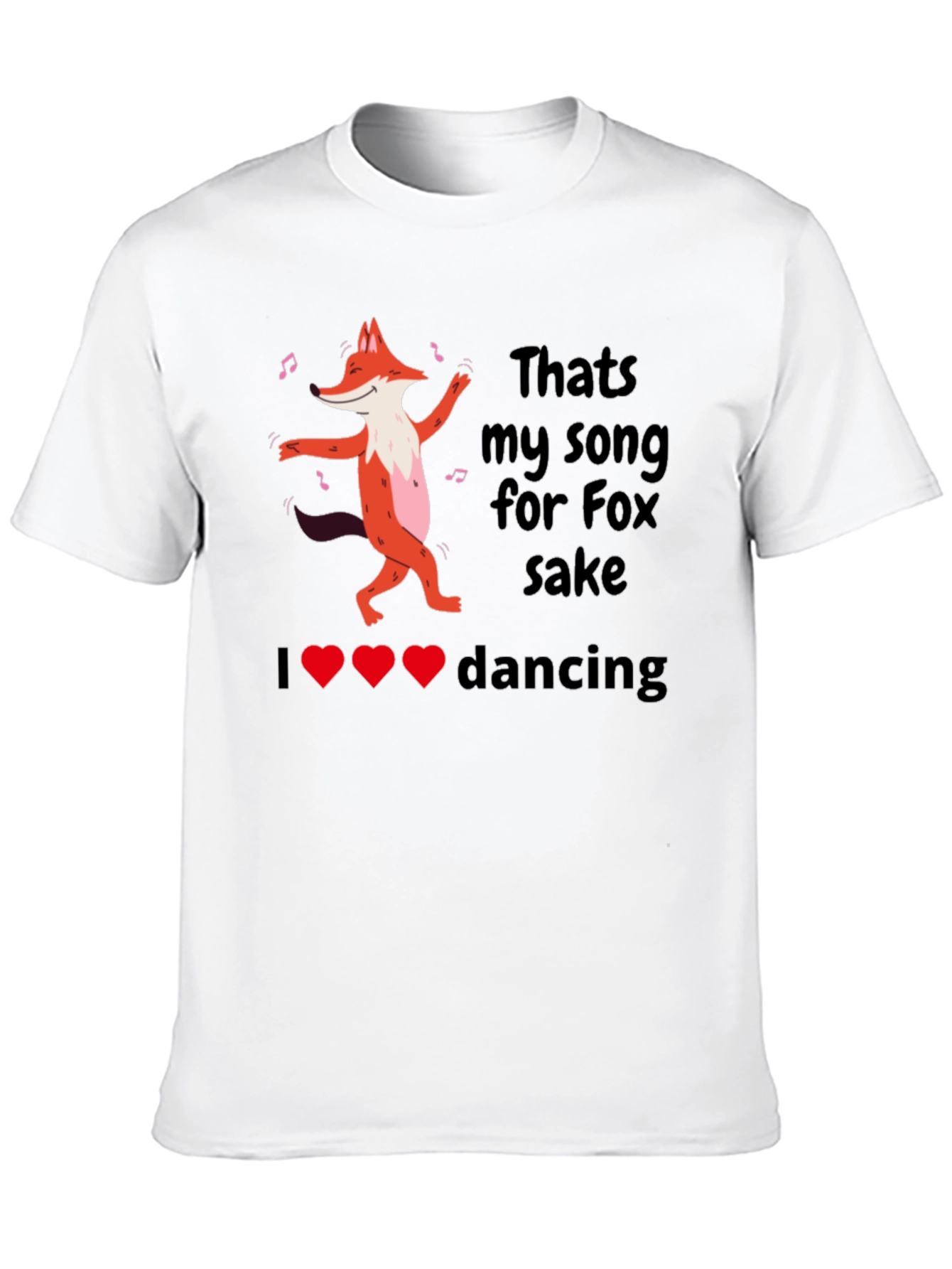 Camiseta Negra: Thats My Song for Fox Sake