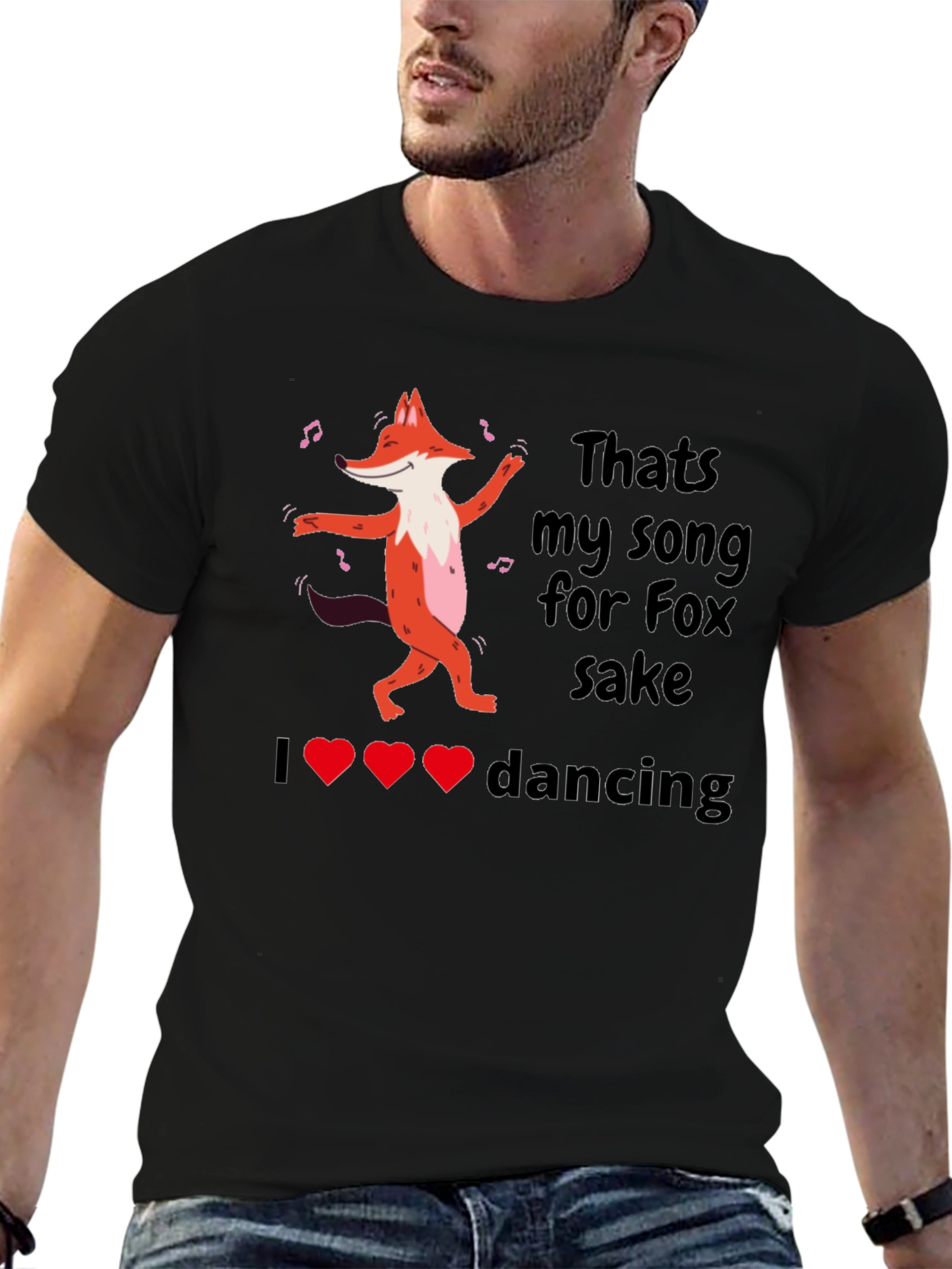 Camiseta Negra: Thats My Song for Fox Sake
