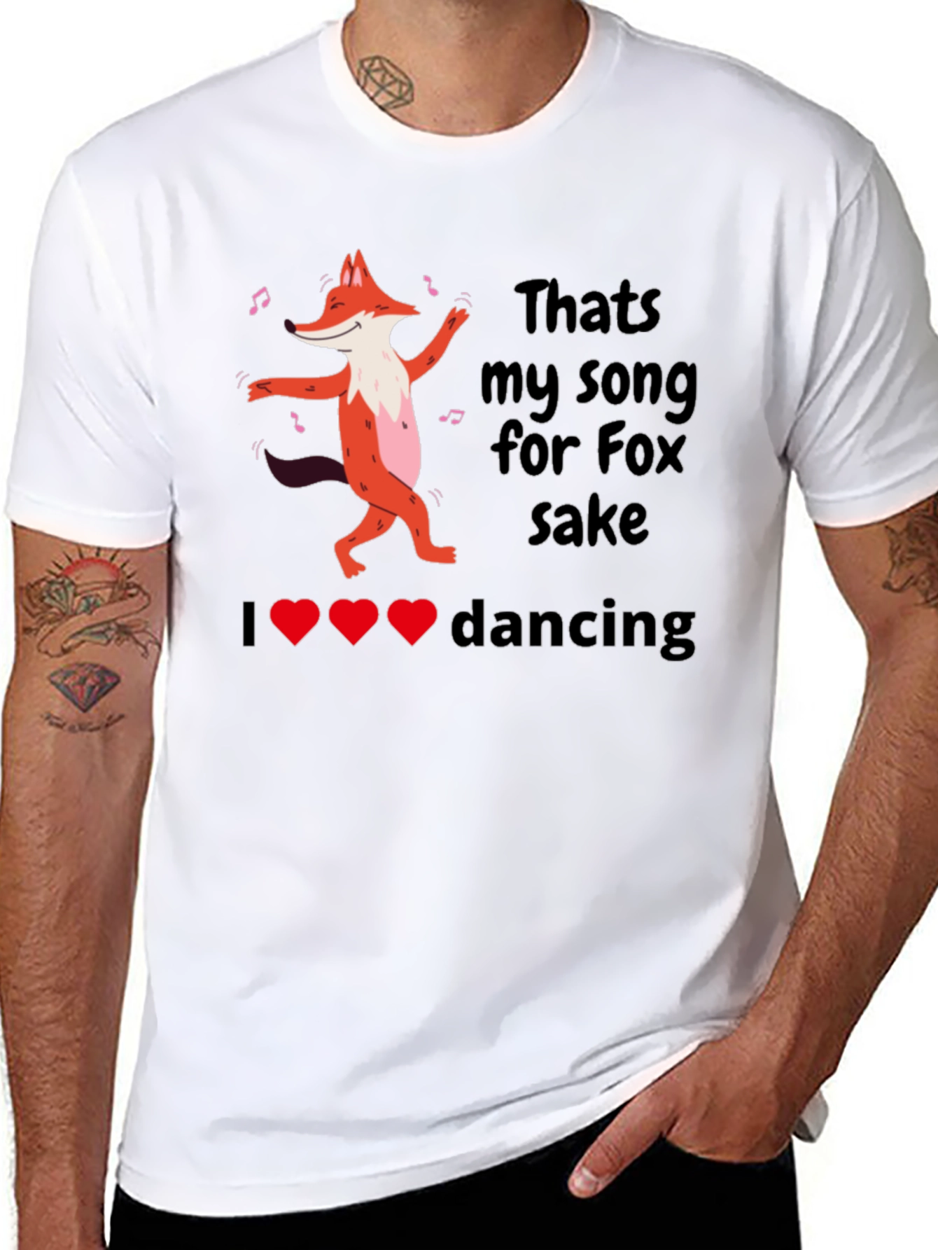 Camiseta Negra: Thats My Song for Fox Sake