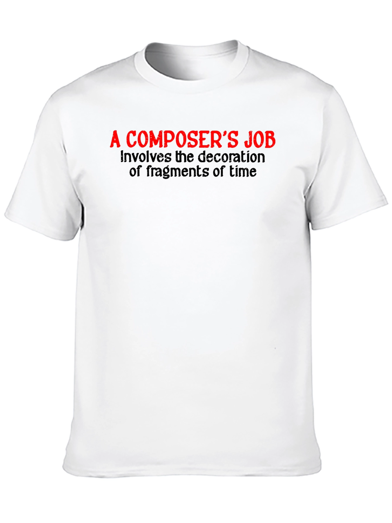 Camiseta Negra: La Labor del Compositor