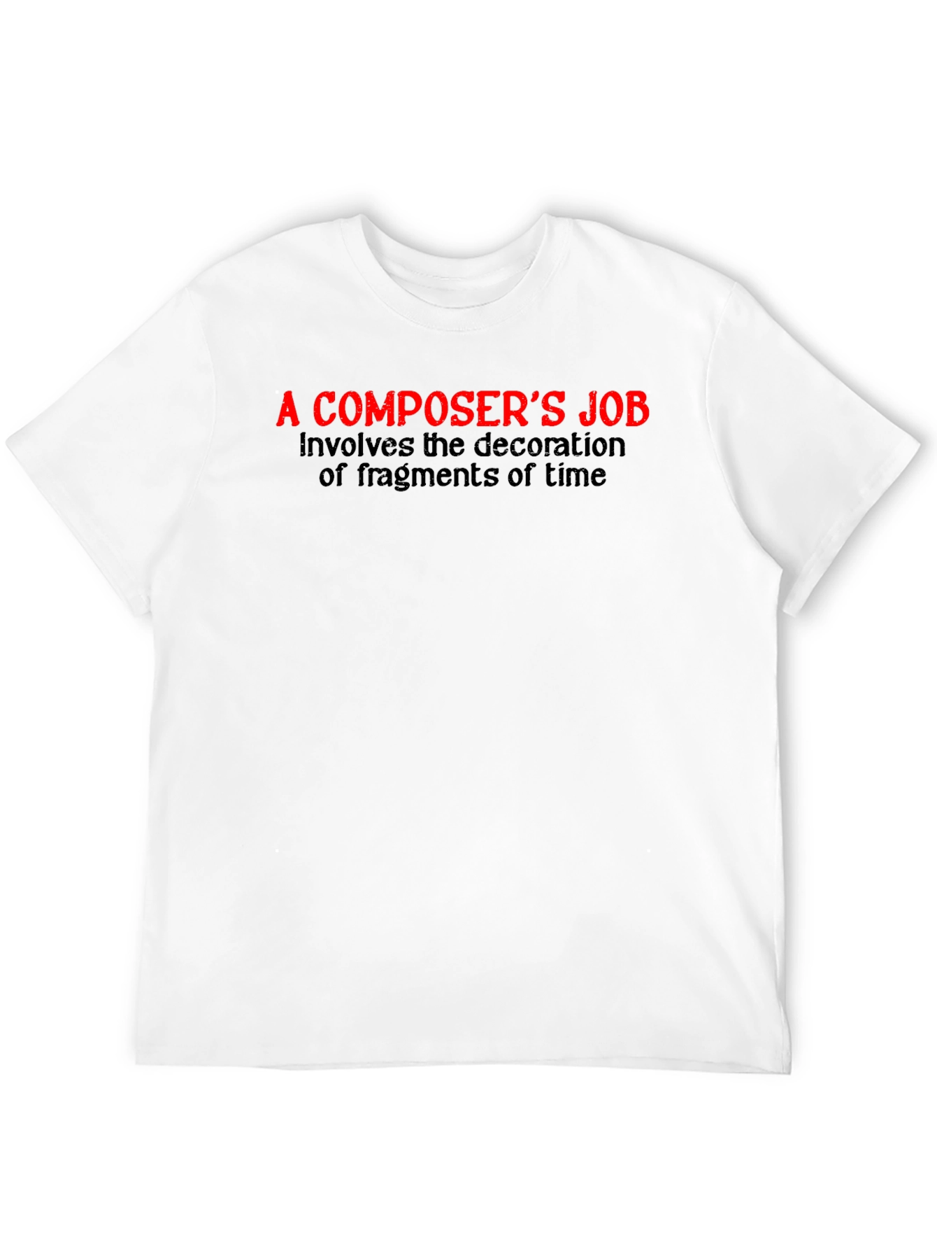Camiseta Negra: La Labor del Compositor