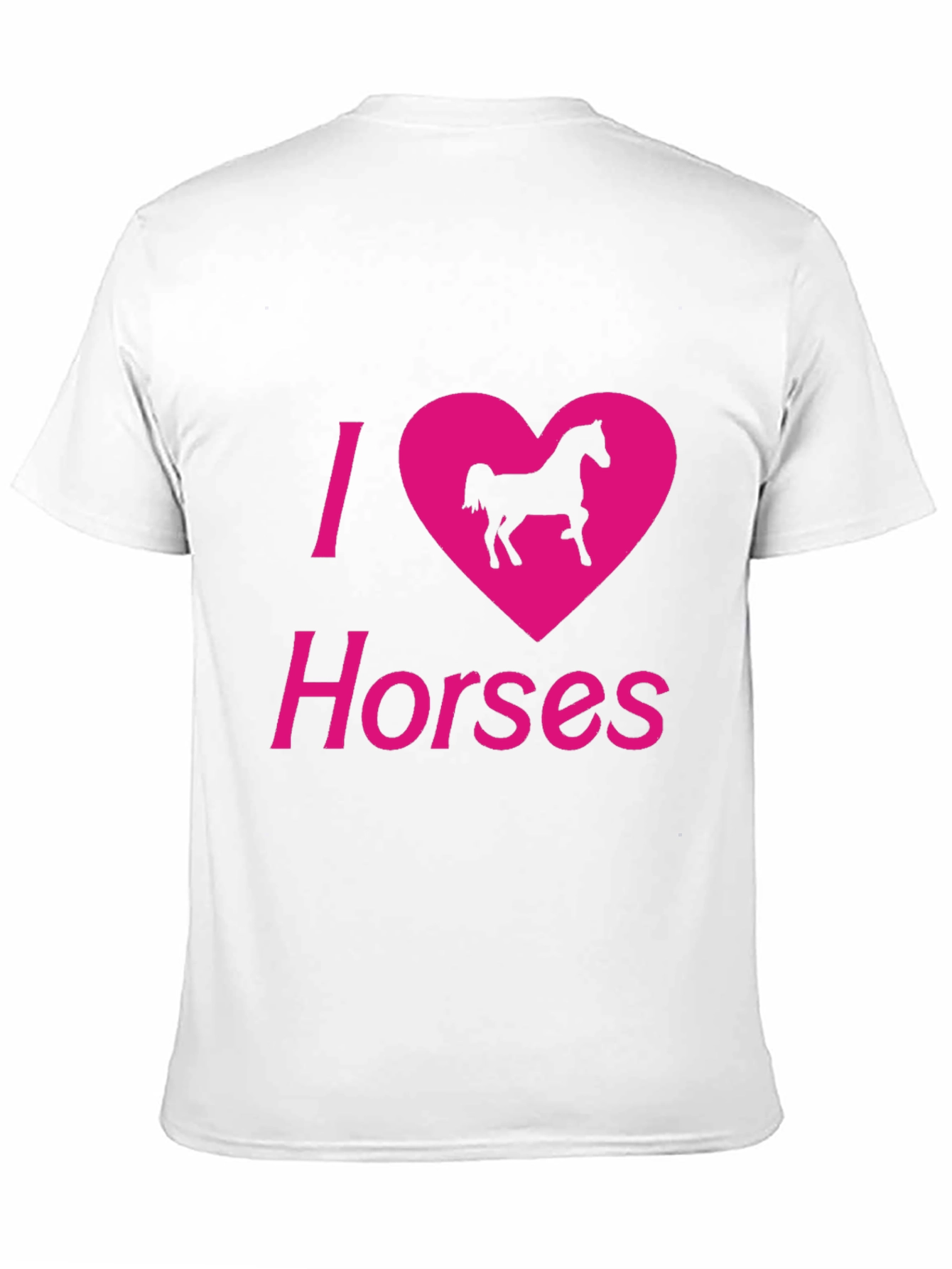 Camiseta Negra Amo los caballos