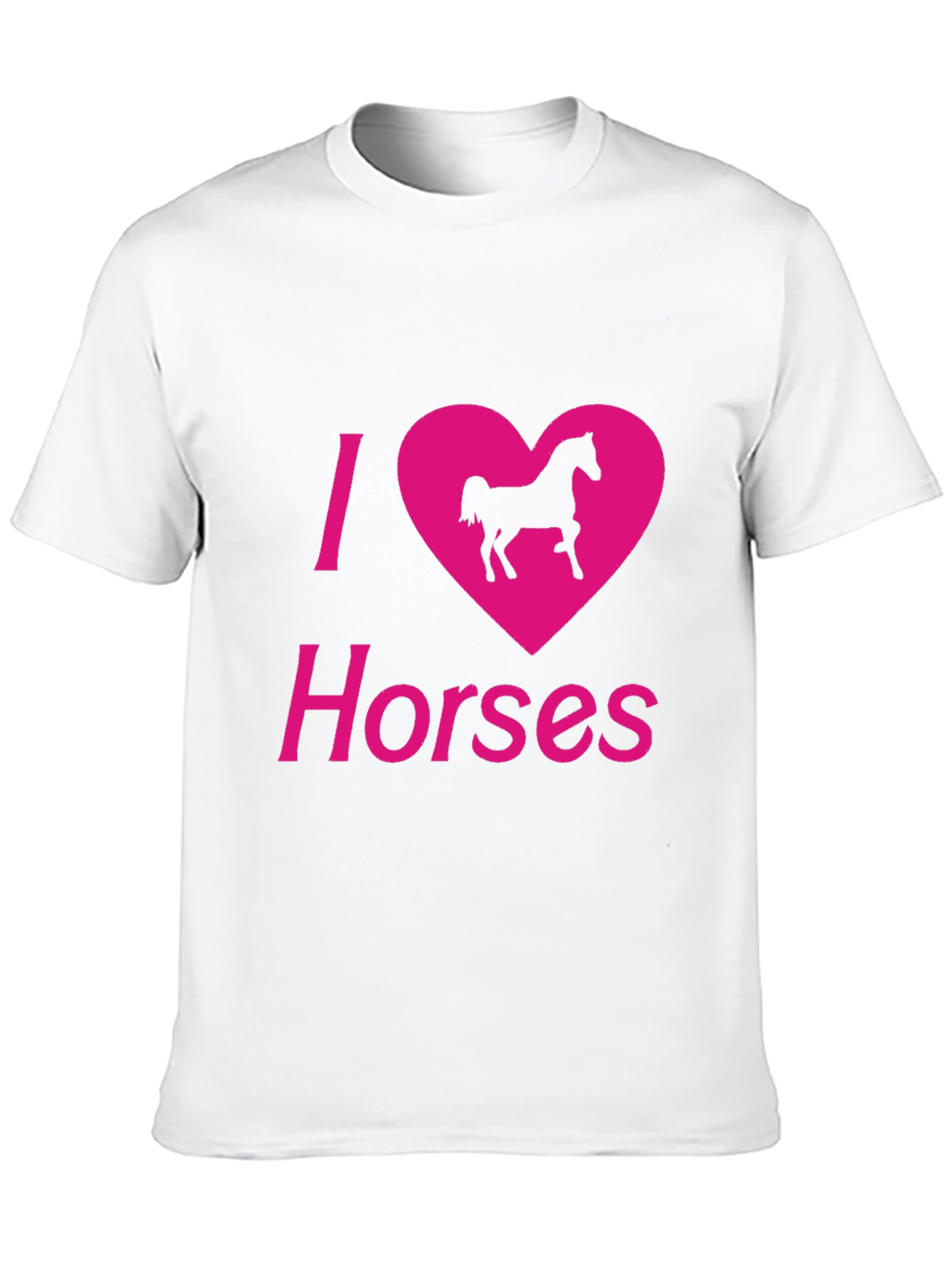 Camiseta Negra Amo los caballos