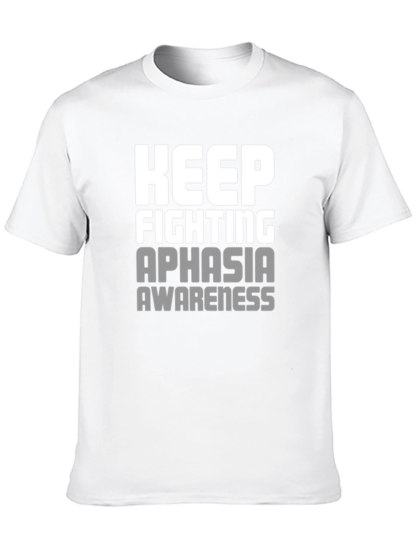 Camiseta Keep Fighting Aphasia Awareness