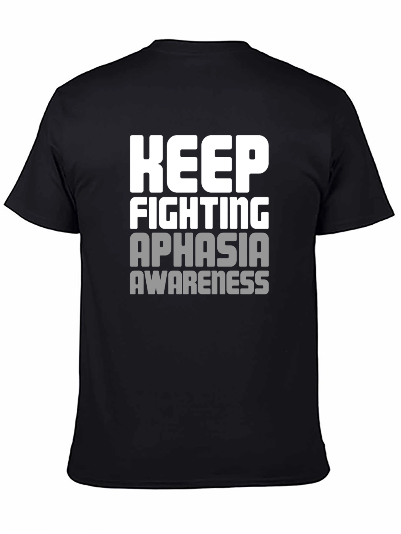 Camiseta Keep Fighting Aphasia Awareness