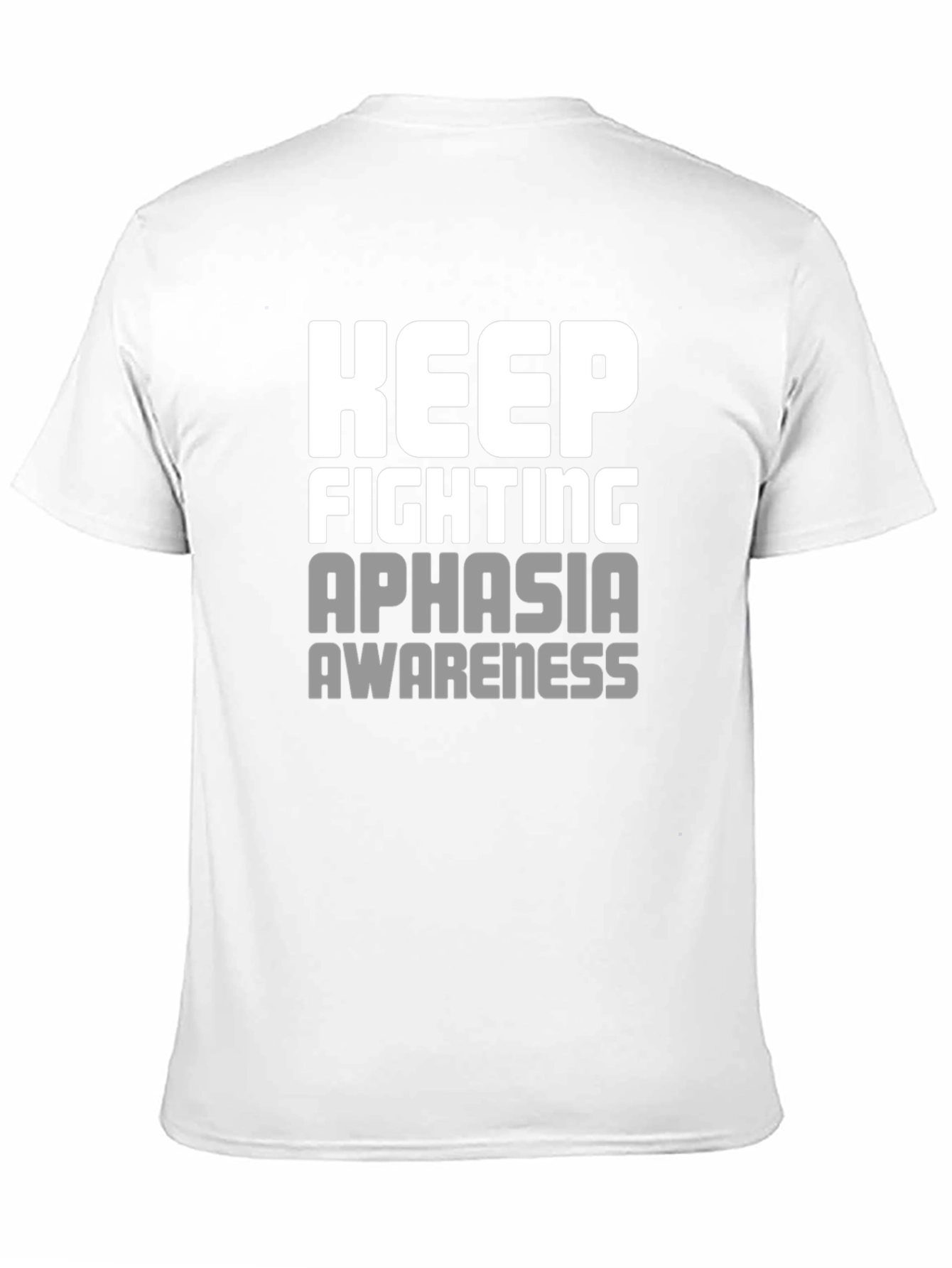 Camiseta Keep Fighting Aphasia Awareness