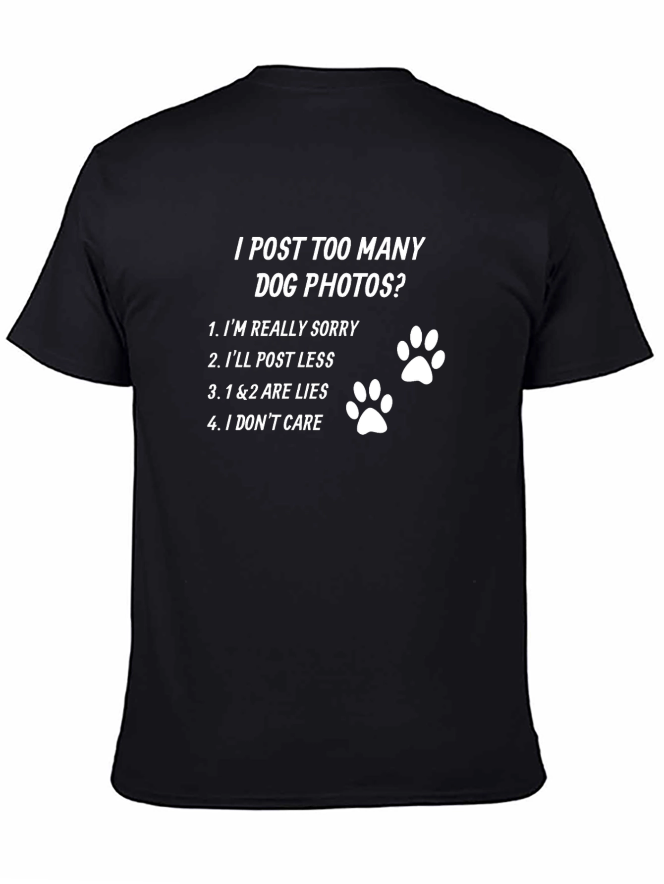 Camiseta Hombre Demasiadas Fotos de Perros