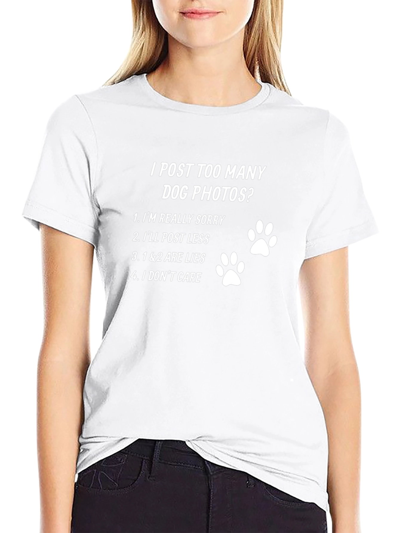 Camiseta Hombre Demasiadas Fotos de Perros
