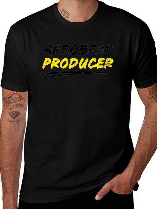 Camiseta Negra Afrobeats Producer - Estilo Urbano