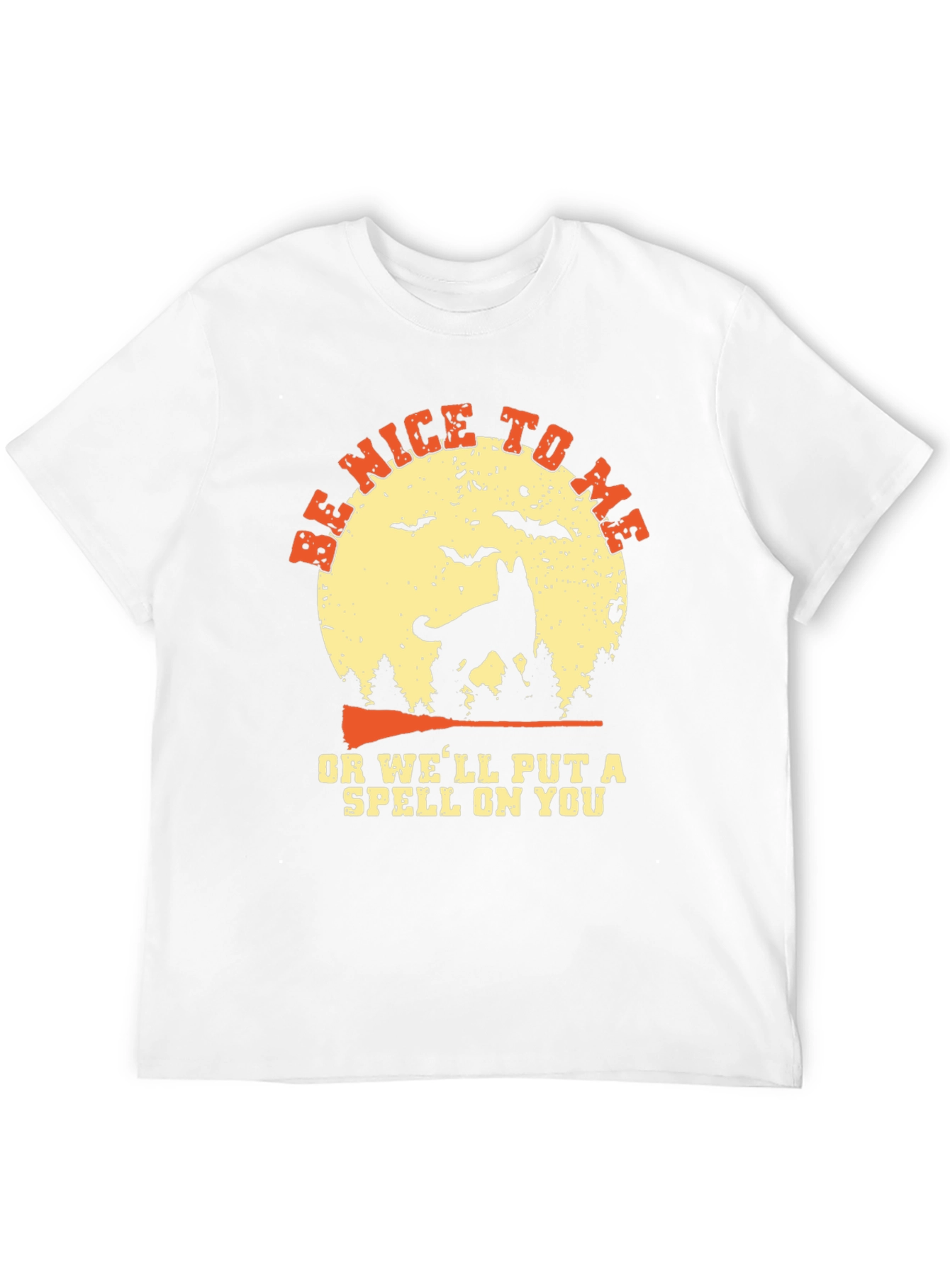 Camiseta Negra con Diseño de Halloween