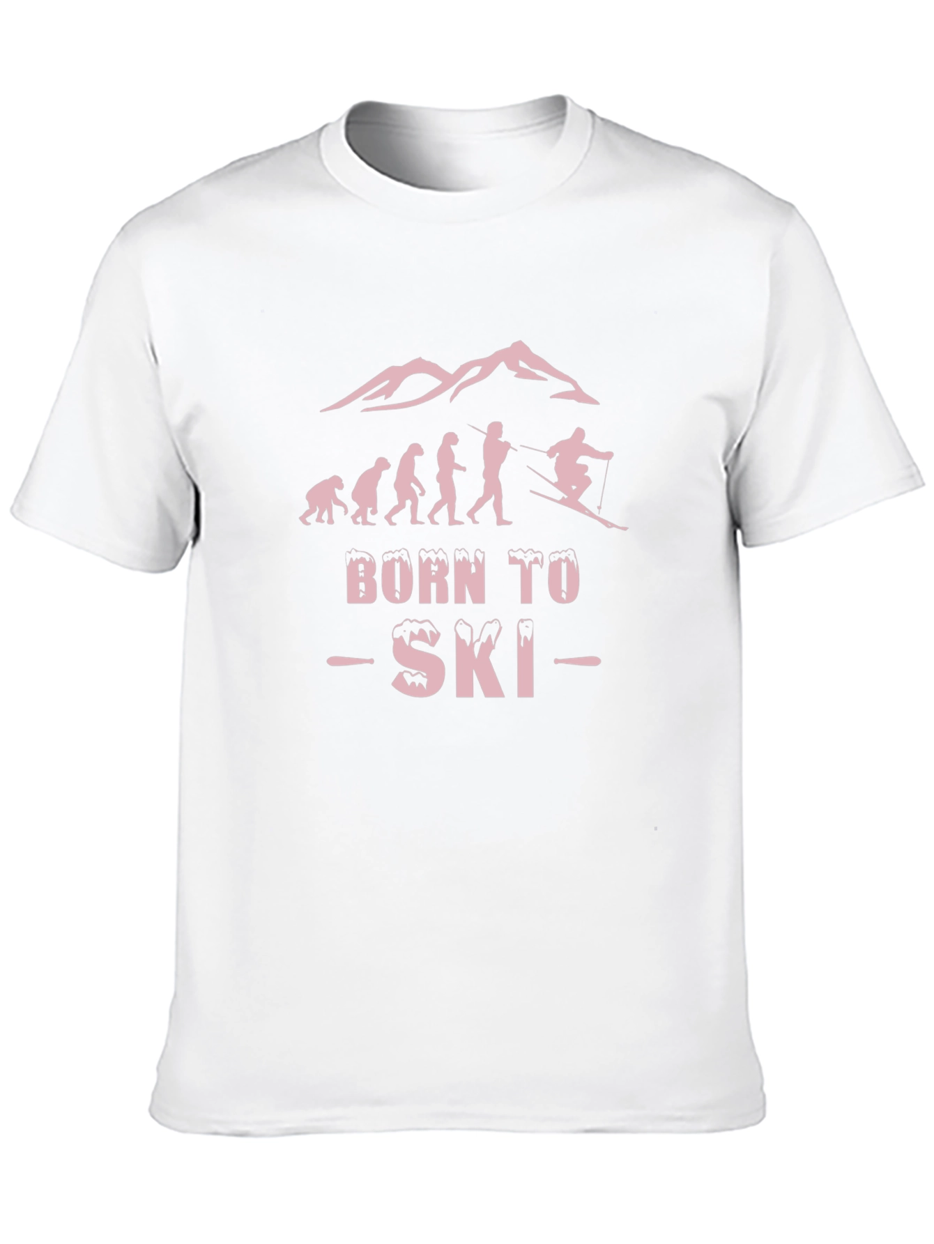 Camiseta Negra Born to Ski