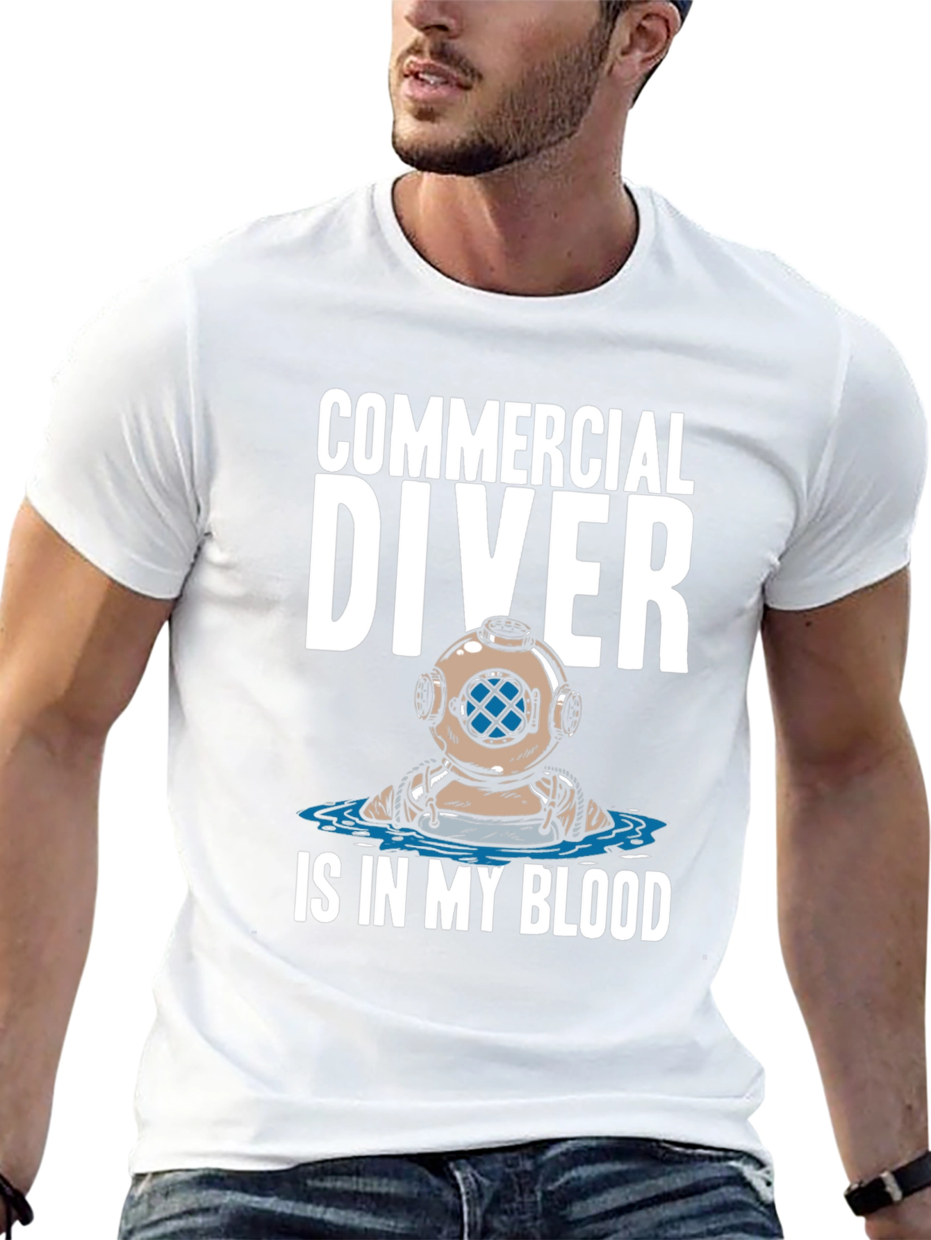 Camiseta Buceo Comercial: En mi sangre