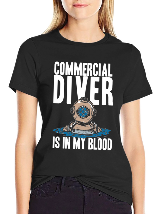 Camiseta Buceo Comercial: En mi sangre