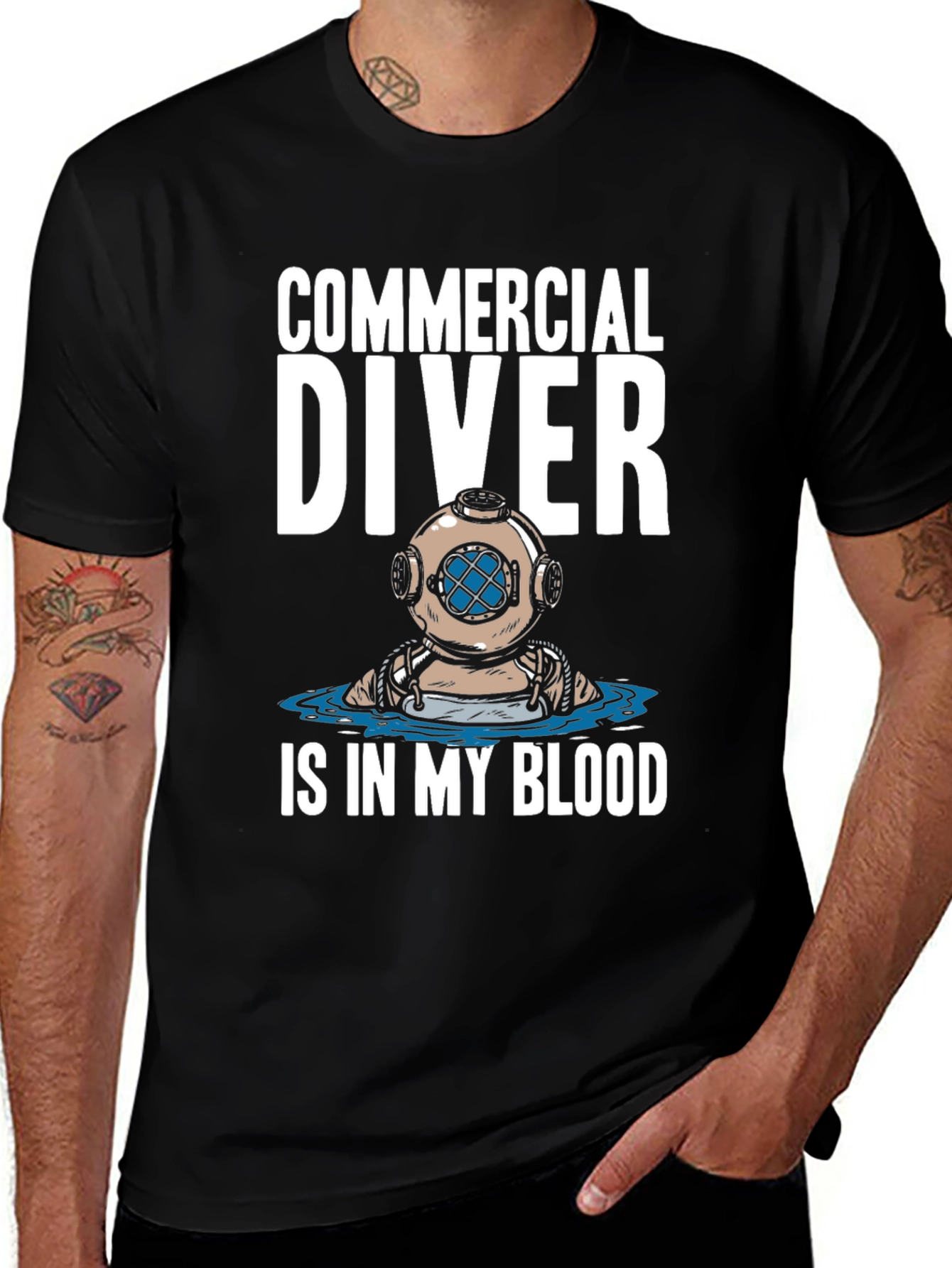 Camiseta Buceo Comercial: En mi sangre