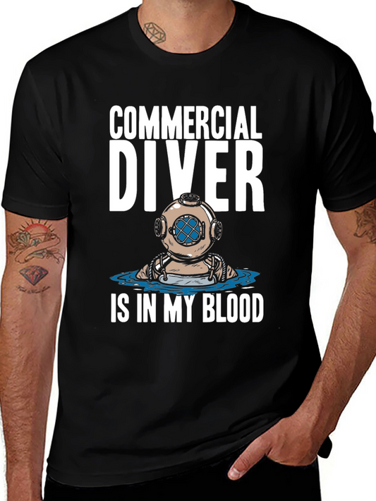 Camiseta Buceo Comercial: En mi sangre